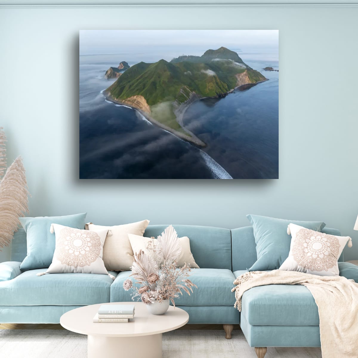Mist-Draped Island