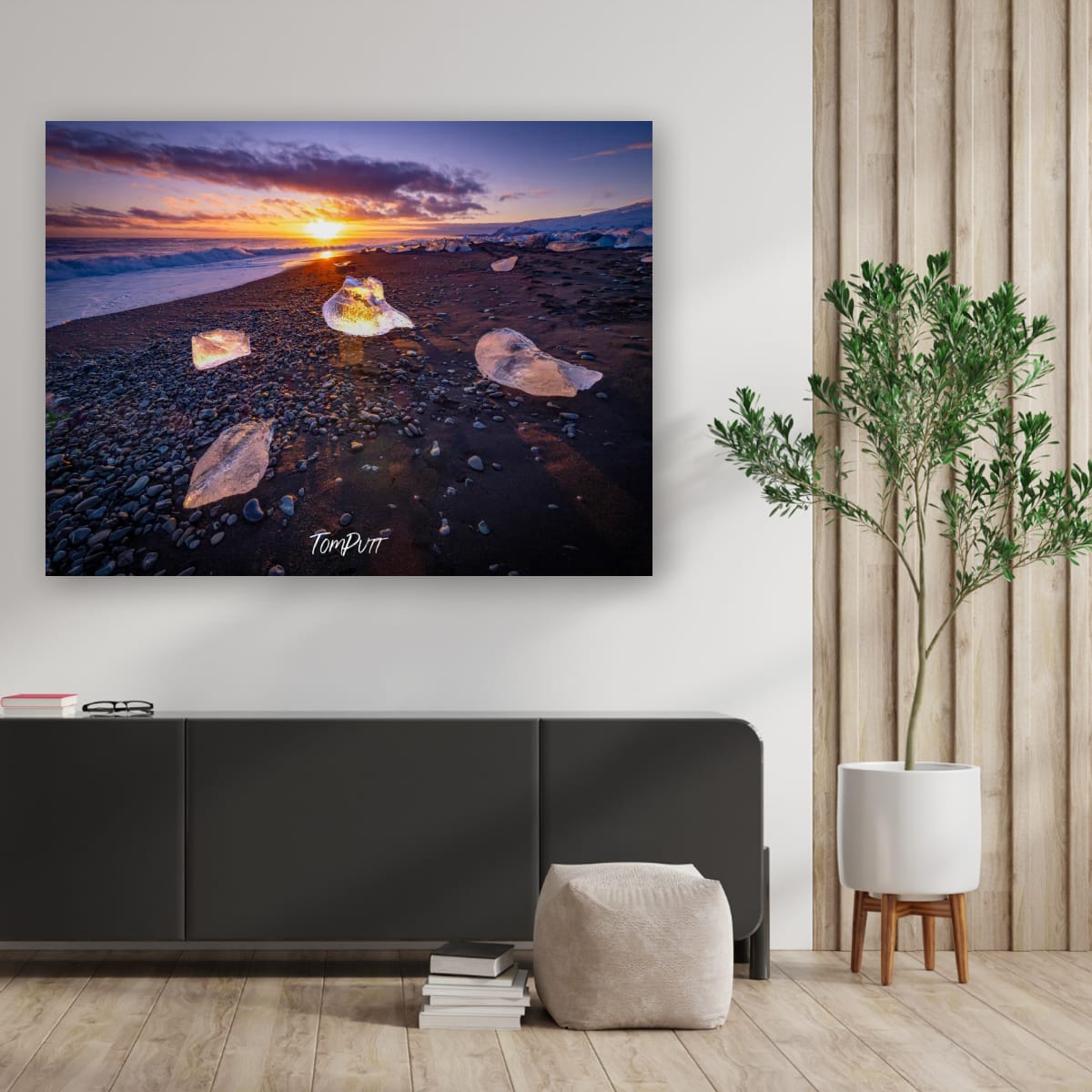 Glacial Sunset, Iceland