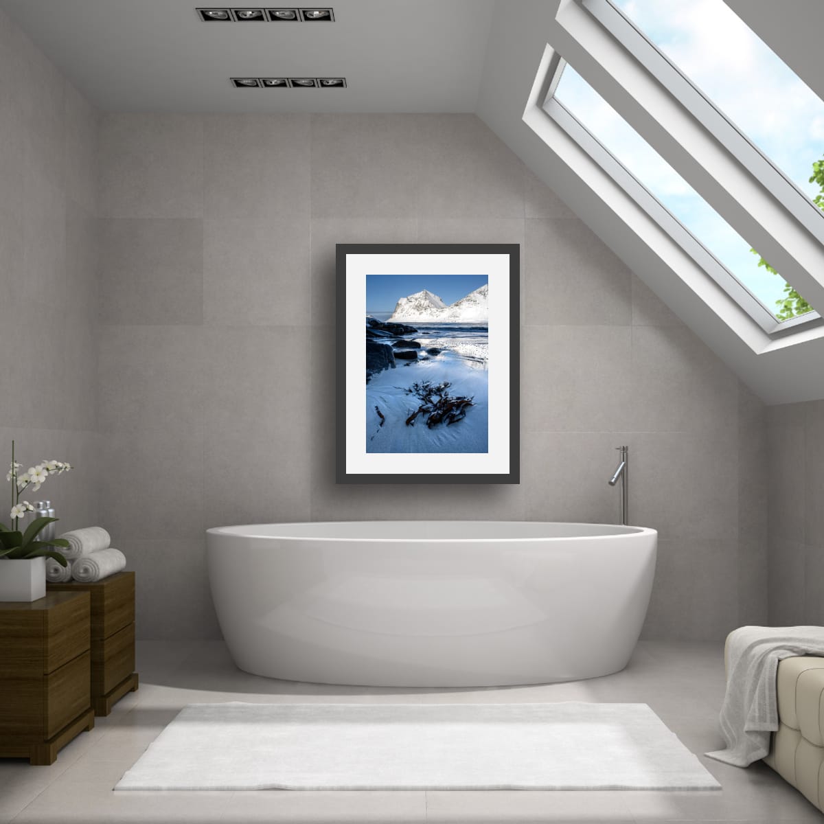 A Winters Beach Tale, Lofoten