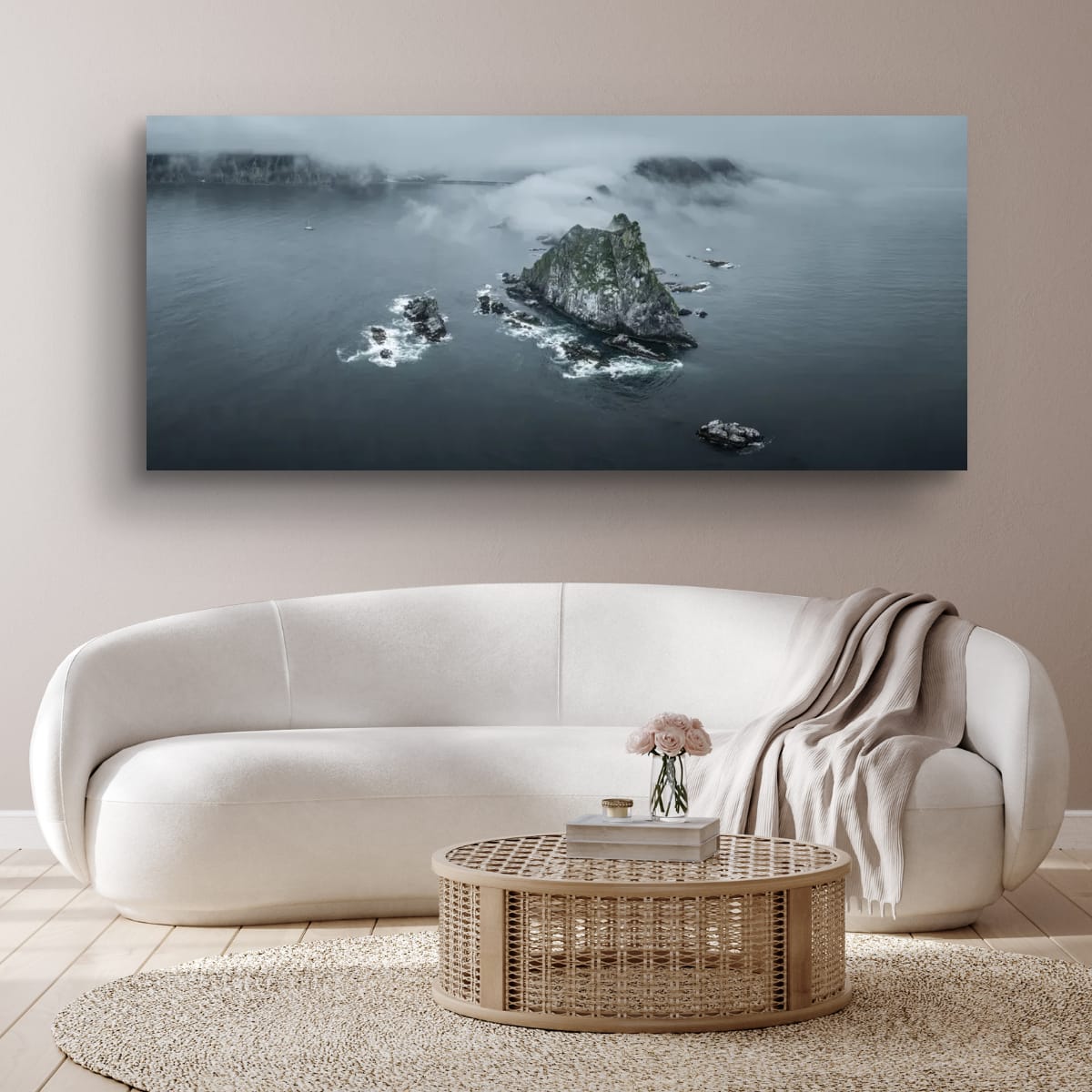 Misty Sea Stack