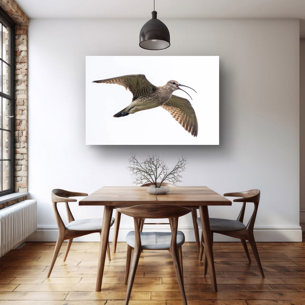 Full Flight. Whimbrel