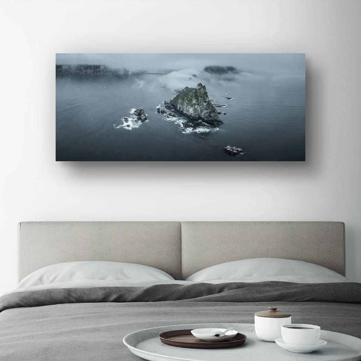 Misty Sea Stack