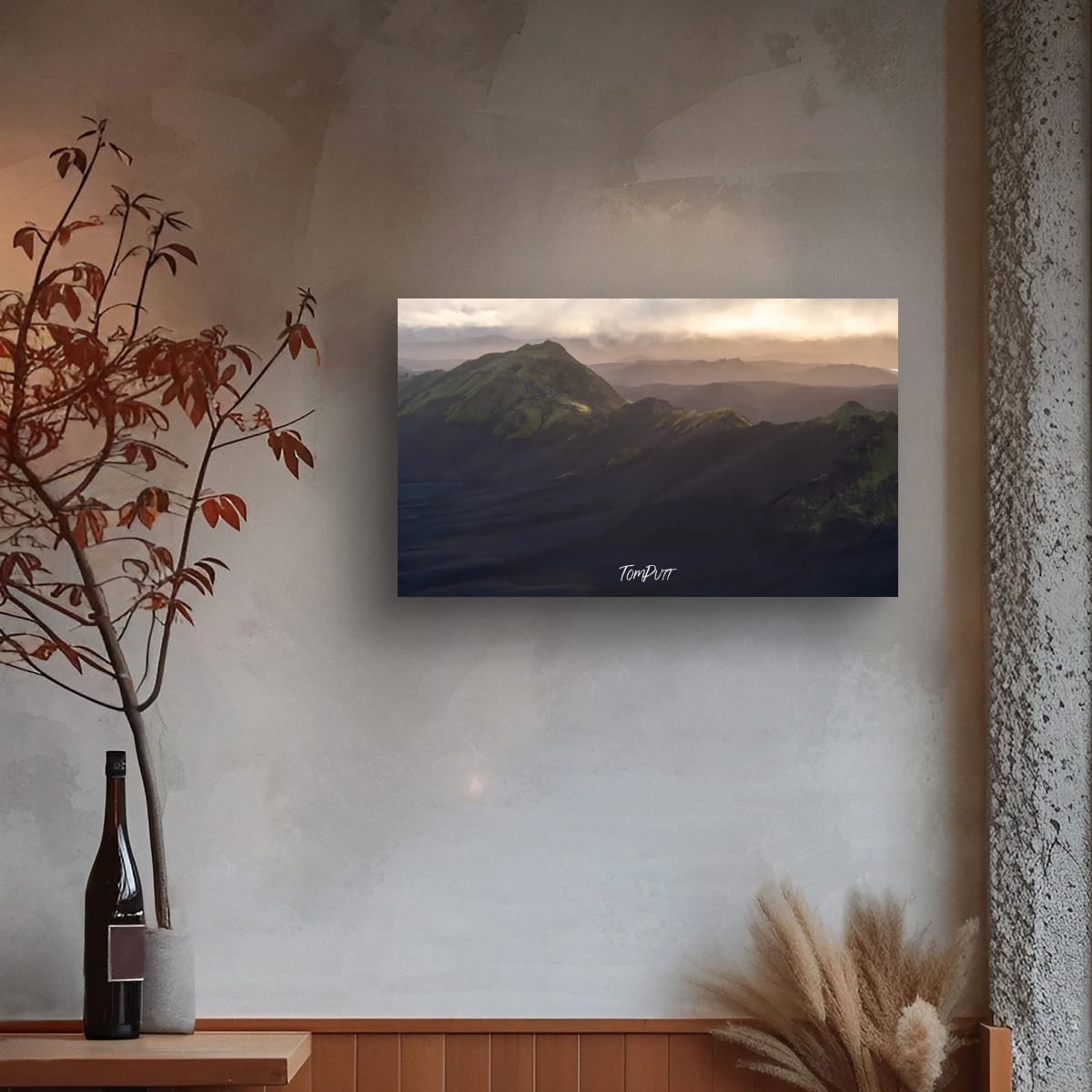 Green Peaks, Dark Valleys, Iceland