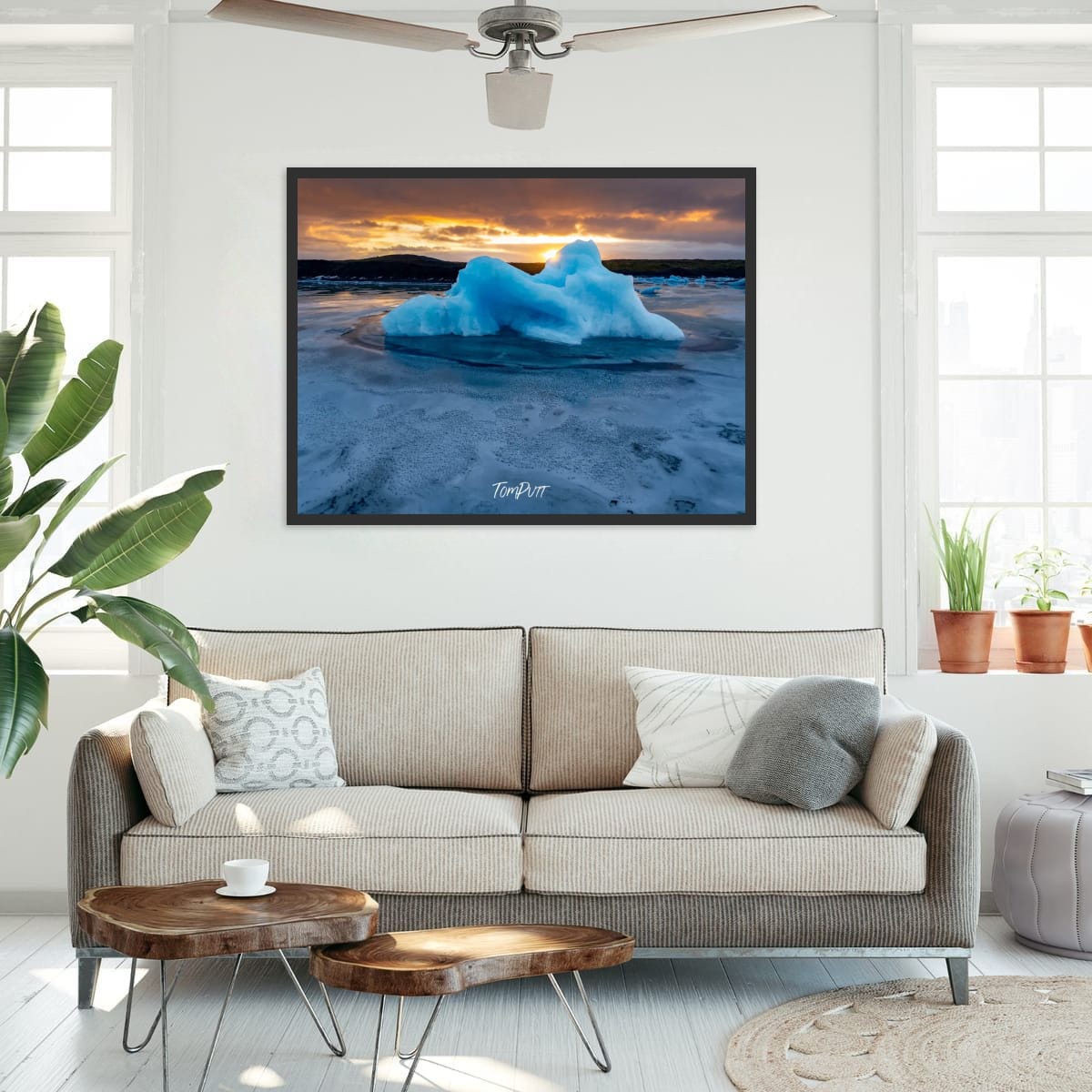 Twilight on the Rocks, Iceland