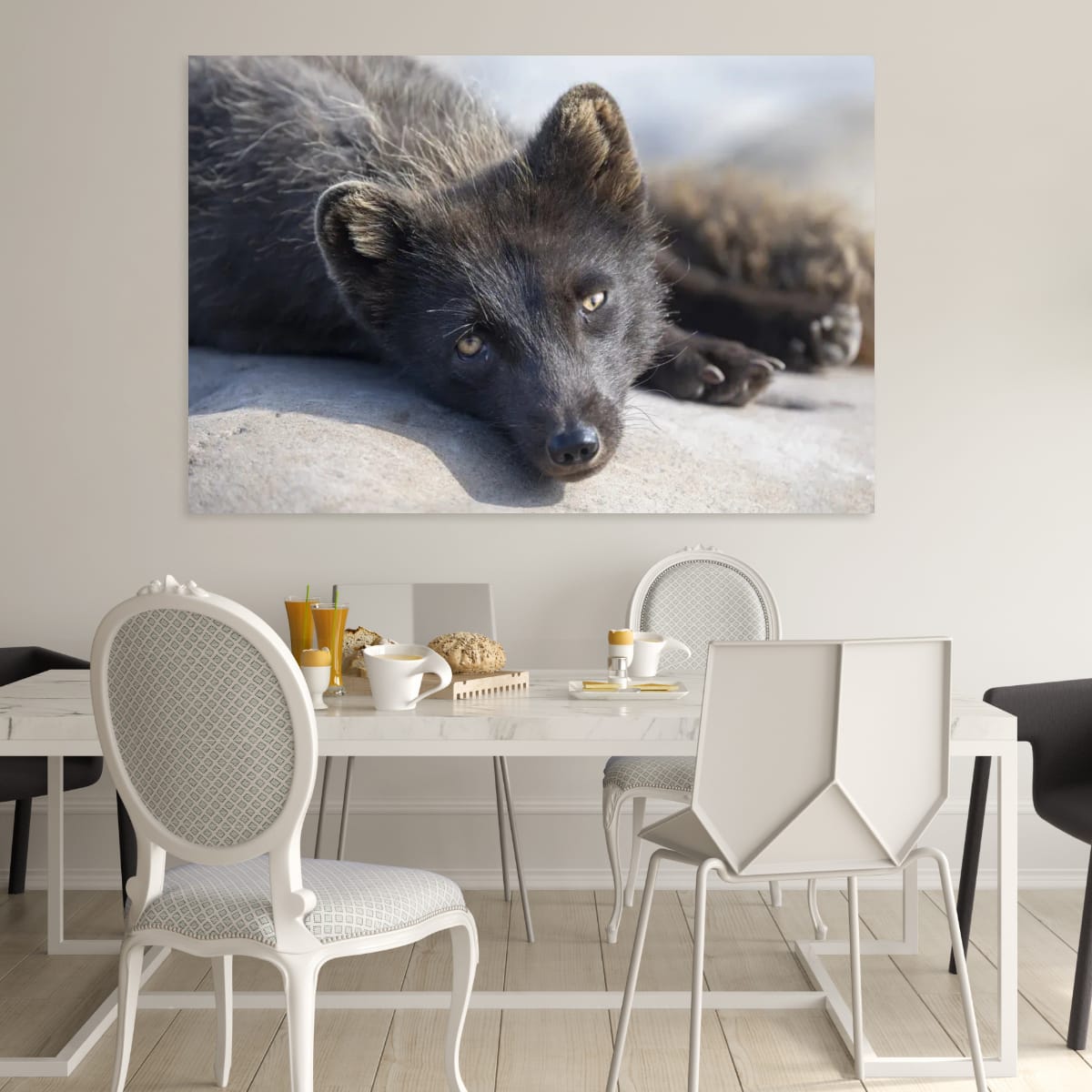 An Arctic Fox at Rest