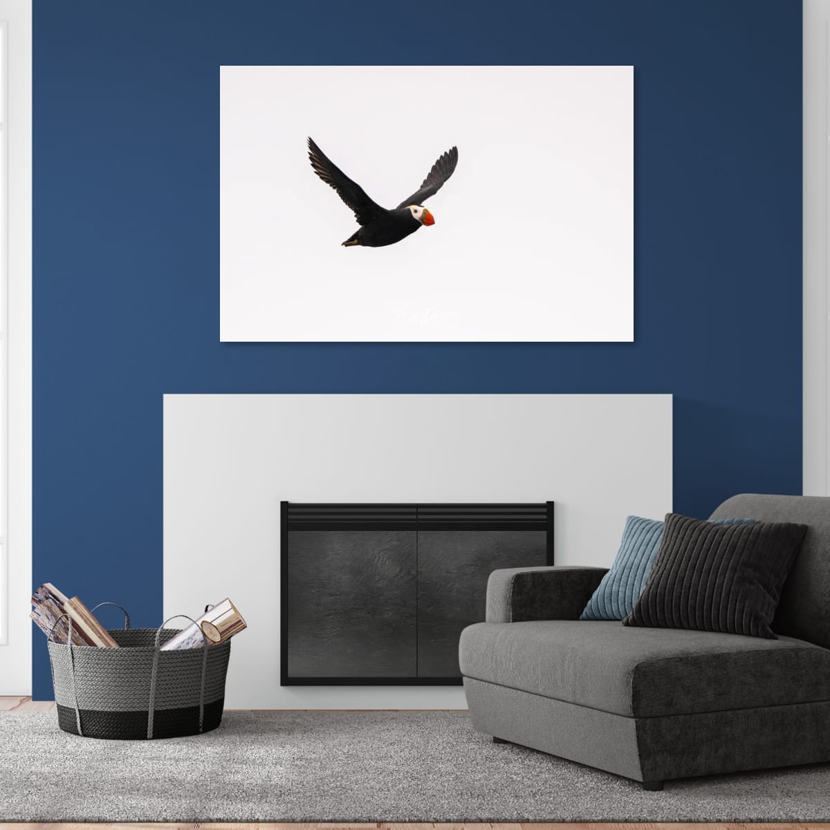 Happy Flyer: Tufted Puffin