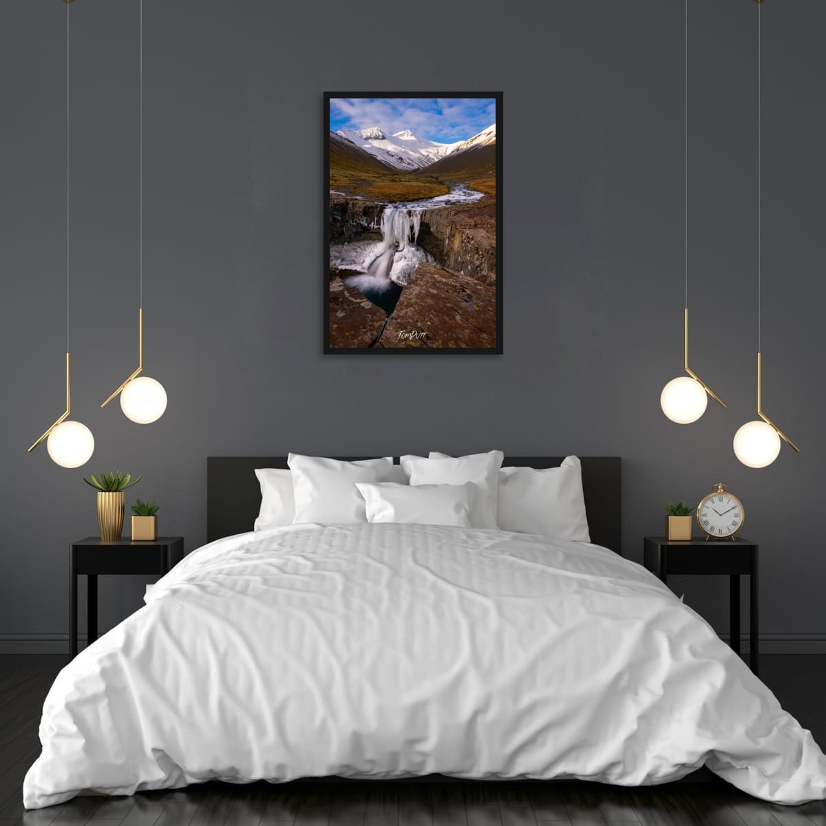 Frozen Cascade, Iceland