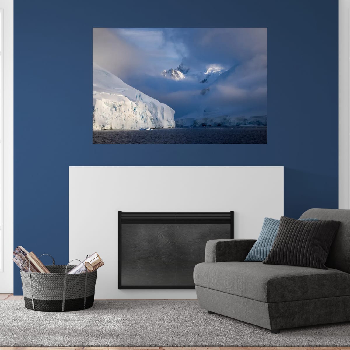 The Dance of Clouds Over Antarctic Majesty, Antarctica