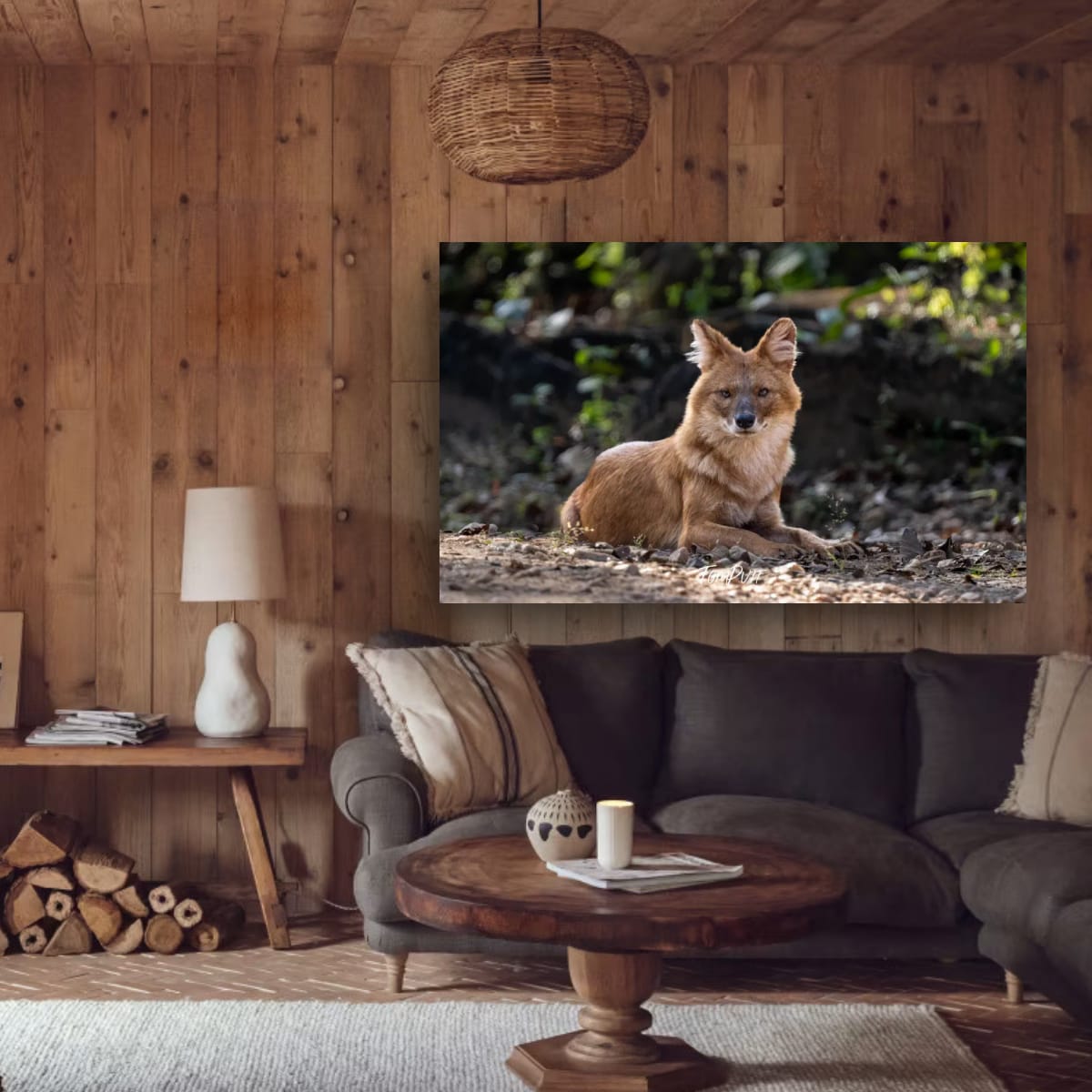 Gaze of the Indian Wild Dog