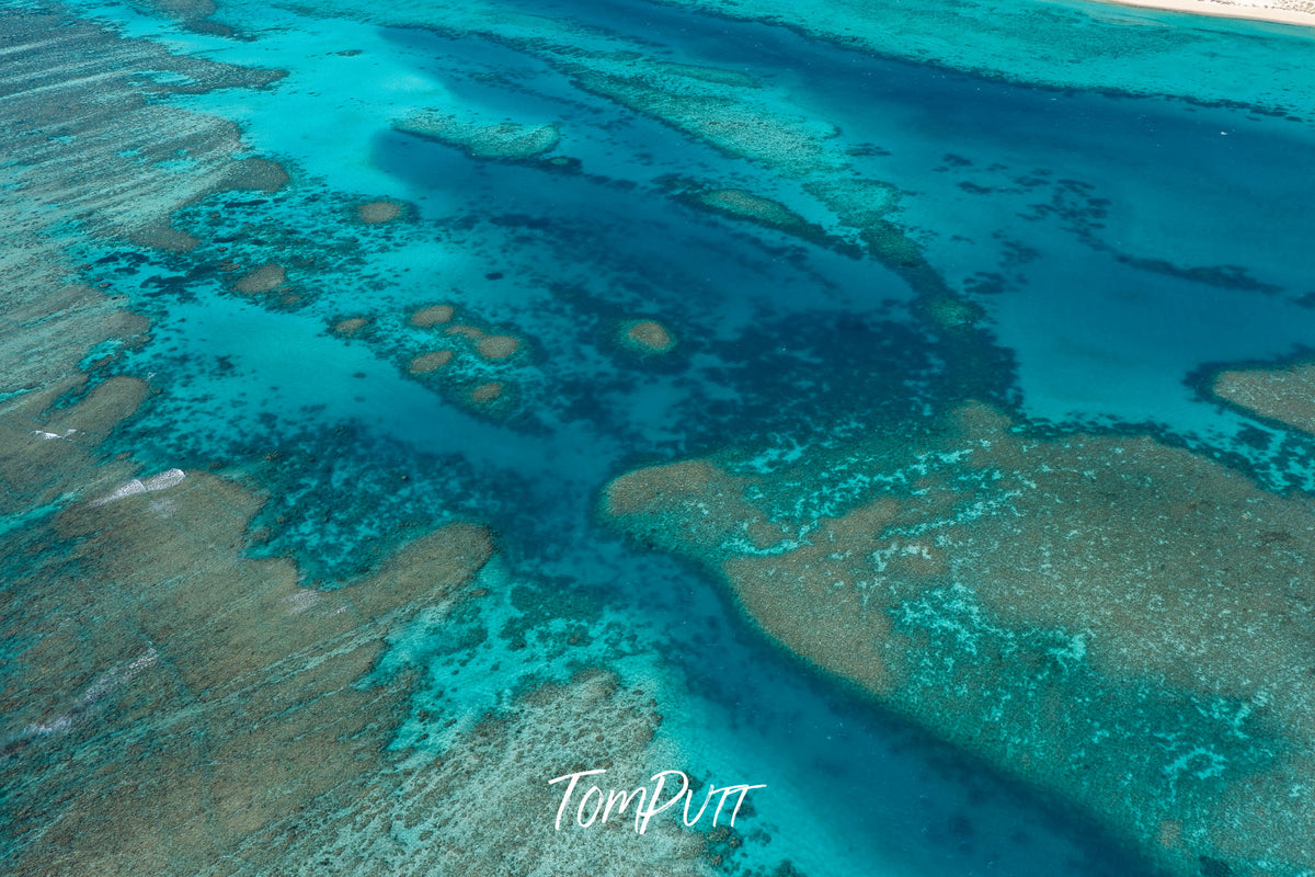 Ningaloo Reef from above, Exmouth