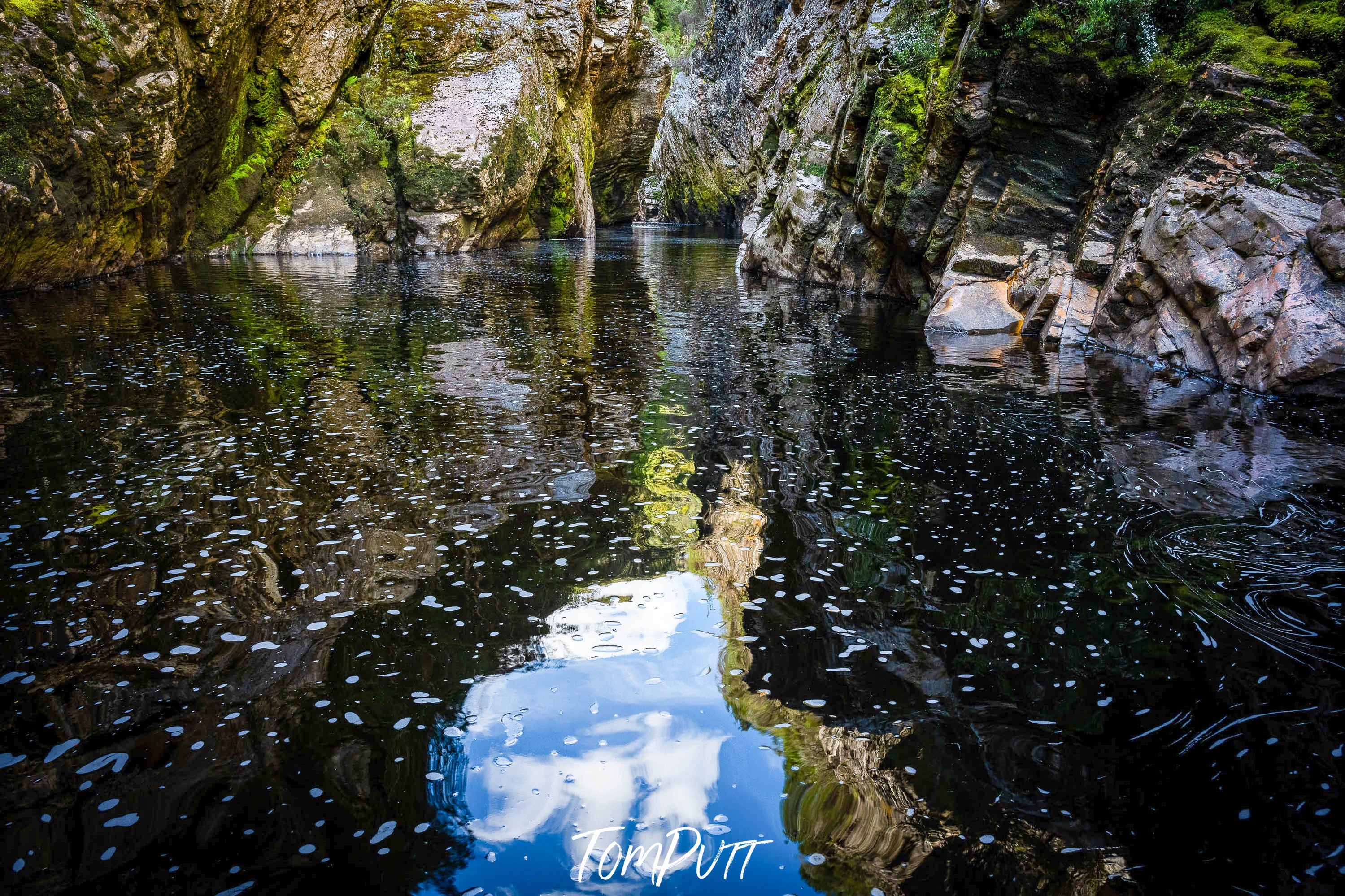 ARTWORK INSTOCK - The Abyss, Franklin River, Tasmania - 150x100cms Acrylic Frameless Print