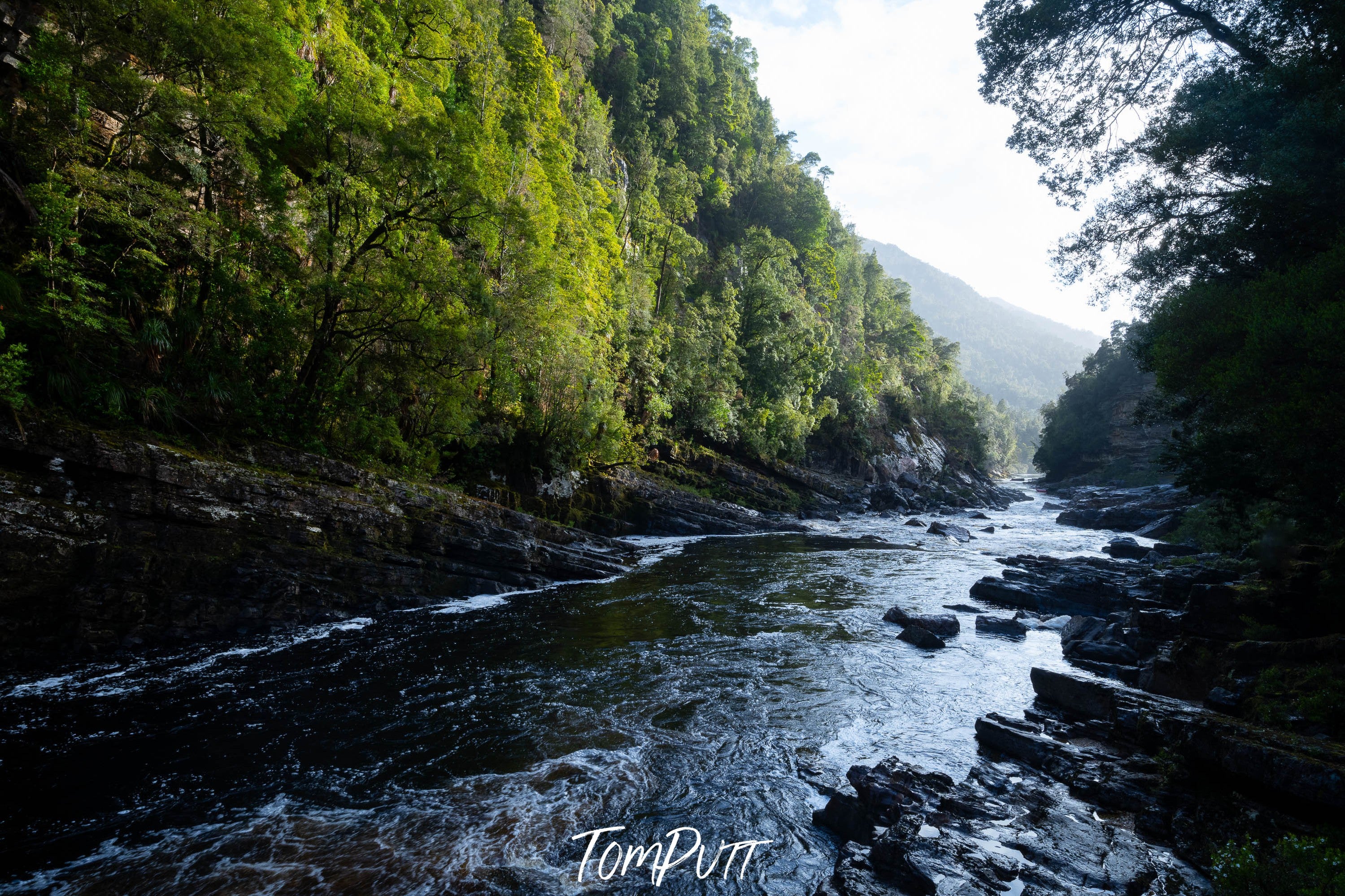 Newsland's Cascade sunrise, The Franklin River, Tasmania