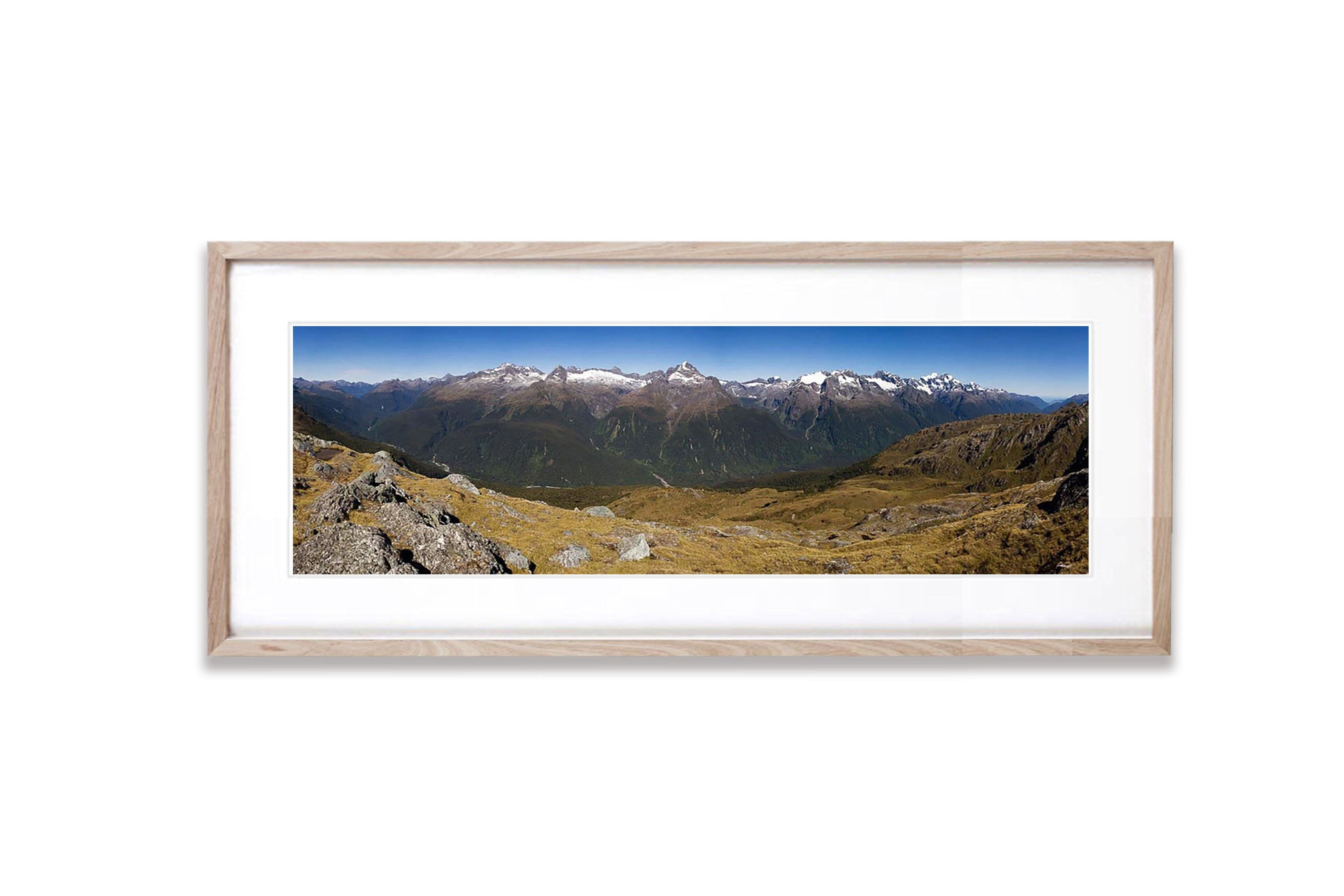 Harris Saddle panorama, Routeburn Track - New Zealand