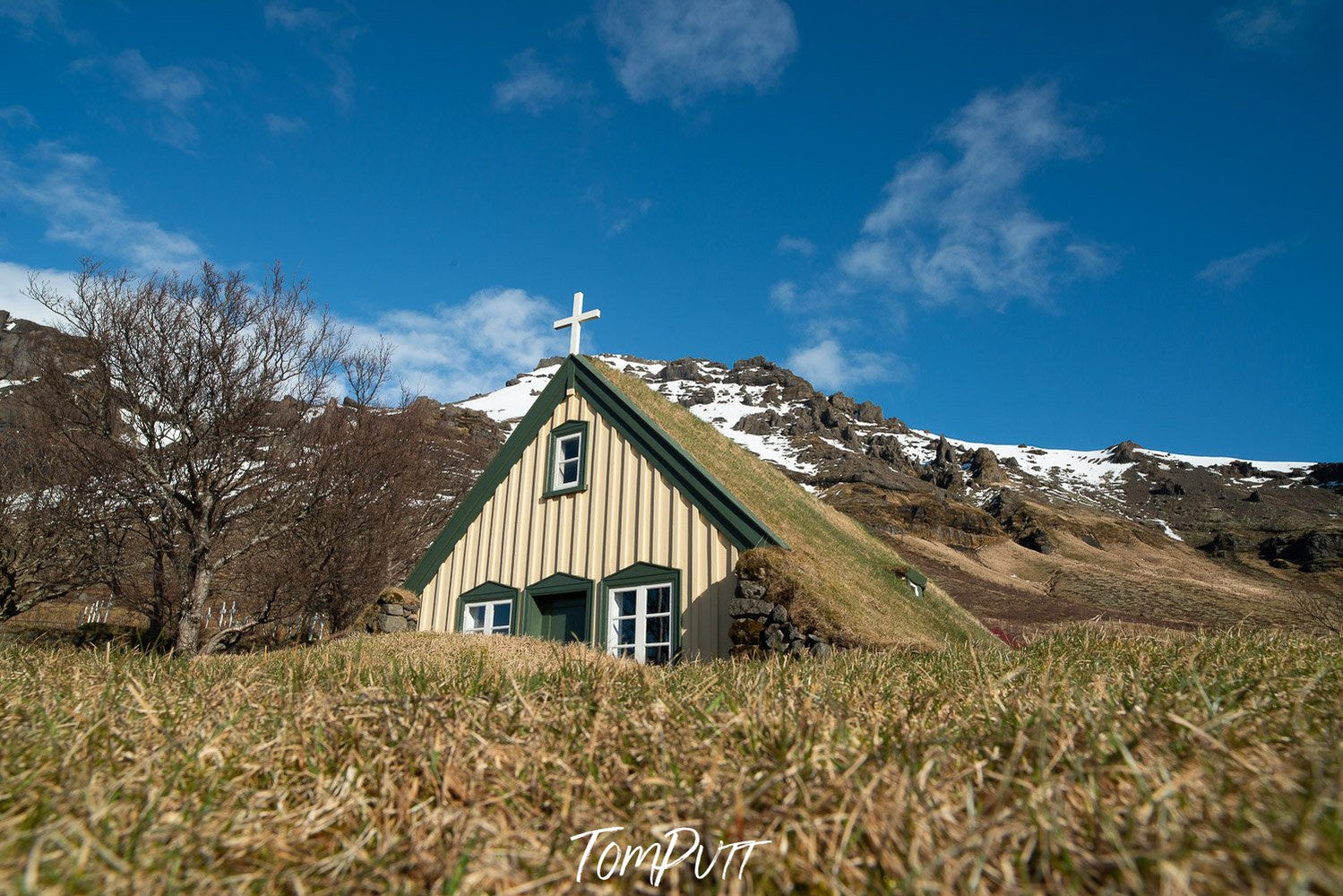 Green-topped roof, Iceland