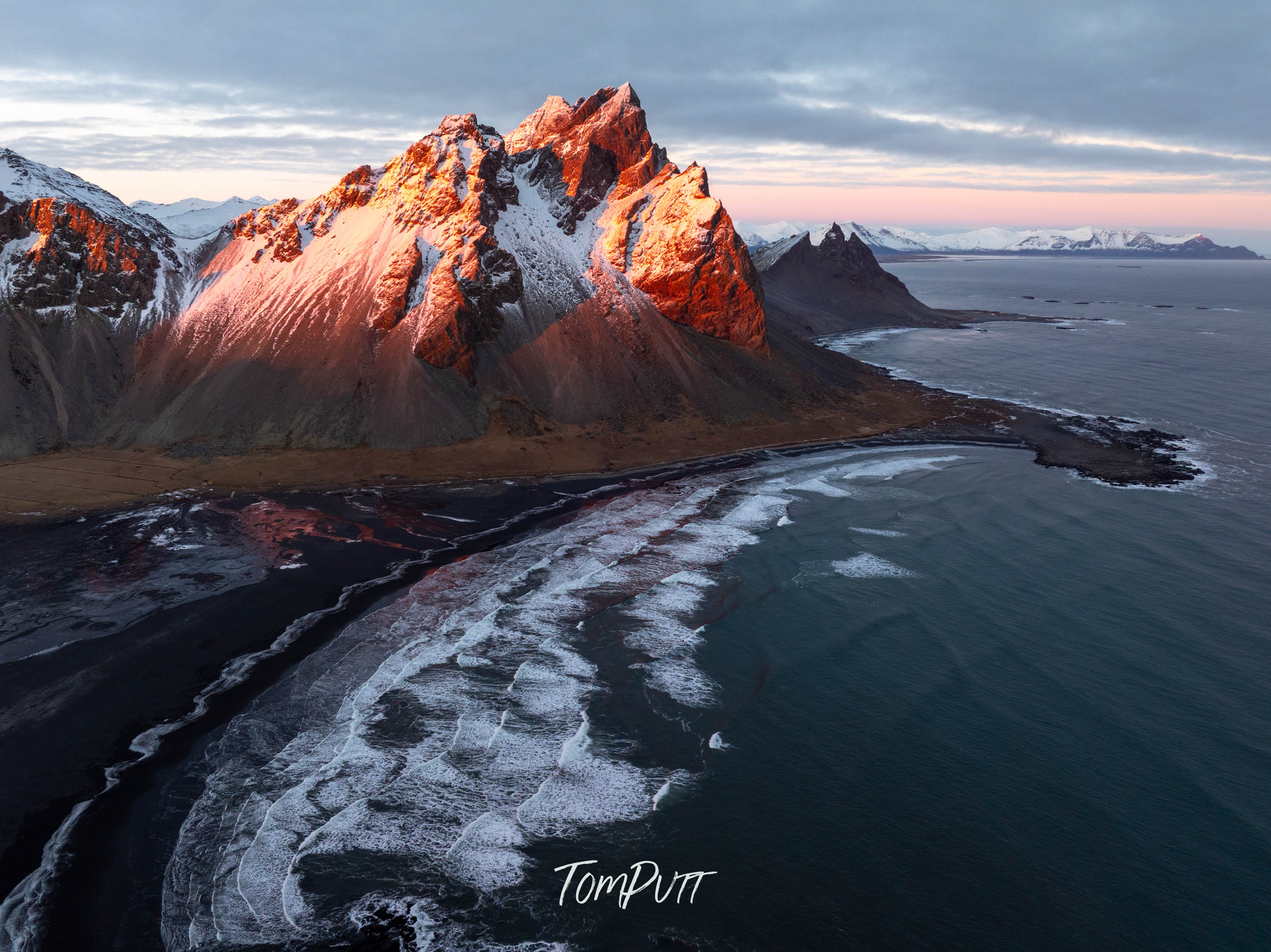 Sunkissed Peaks, Iceland