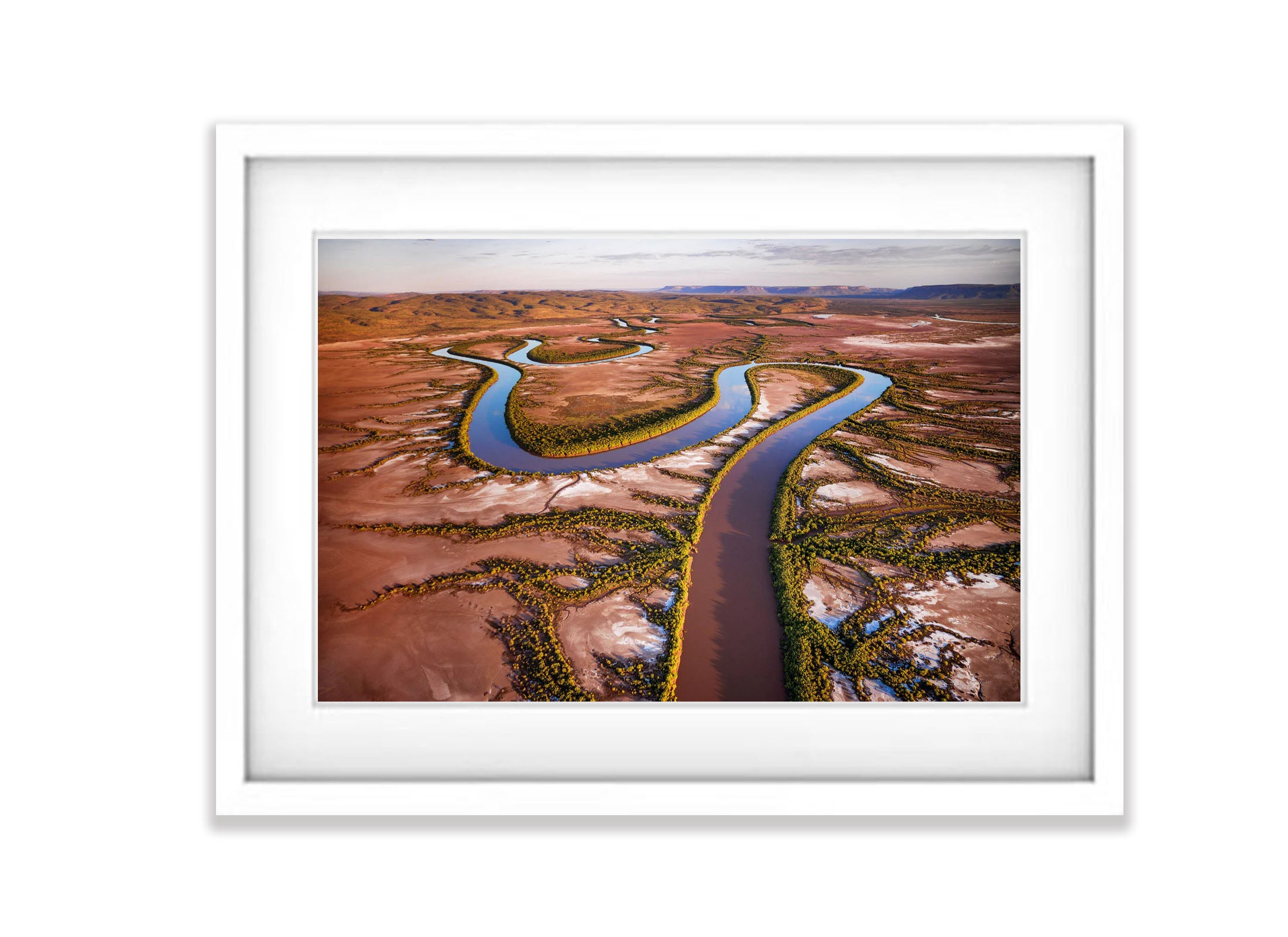 King River from the air, Wyndham, The Kimberley