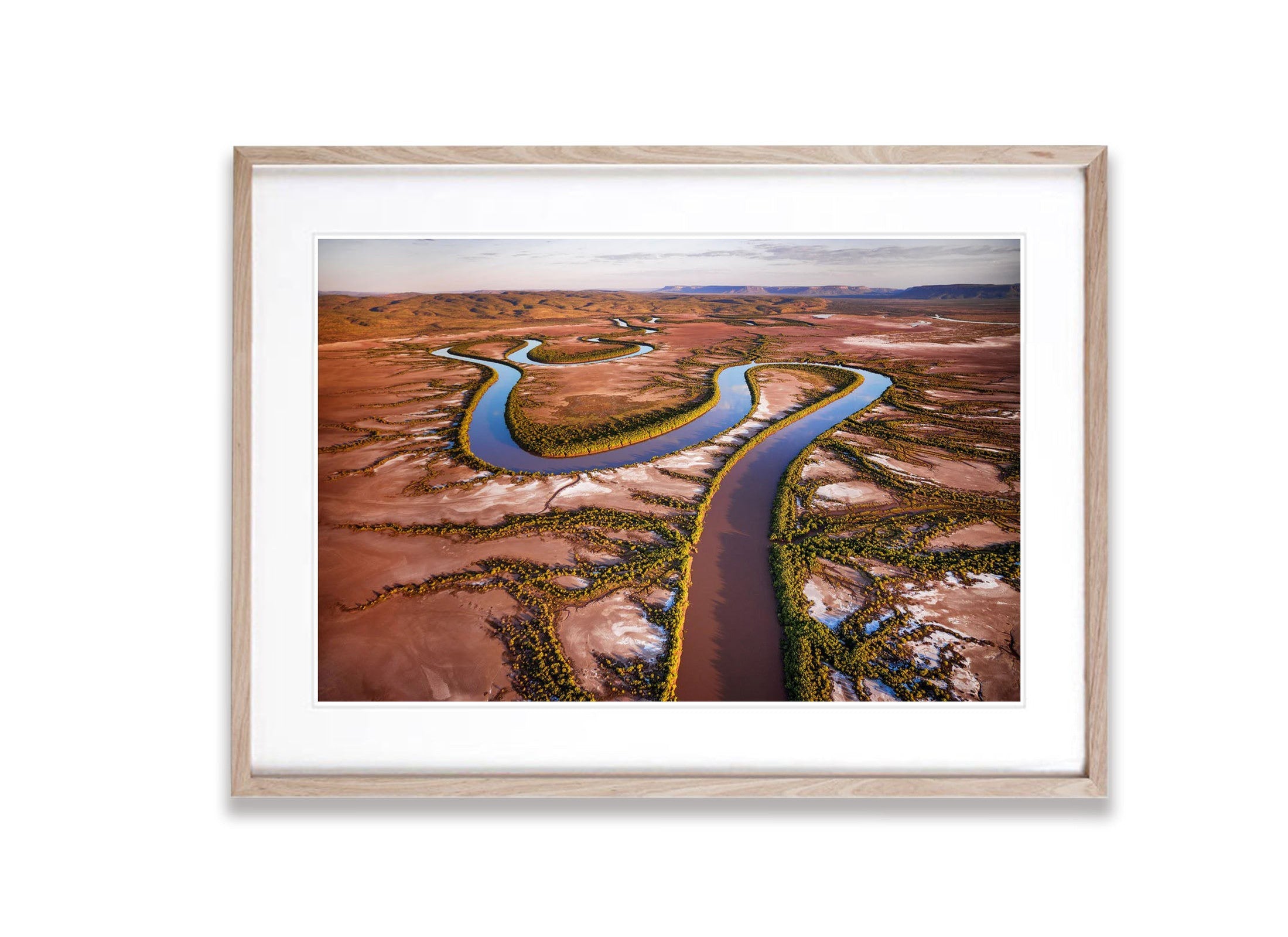 King River from the air, Wyndham, The Kimberley