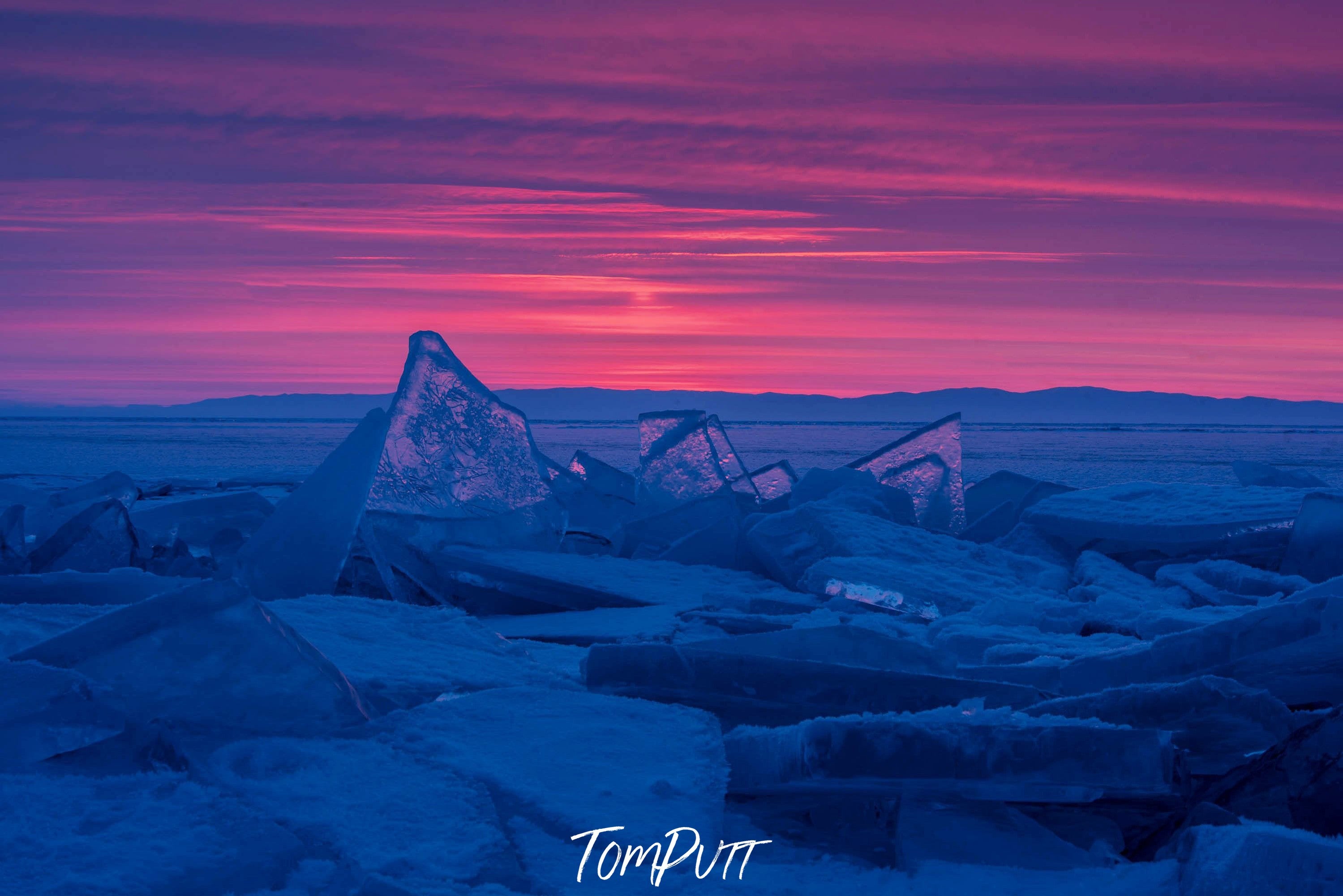 Frozen Twilight, Lake Baikal, Russia