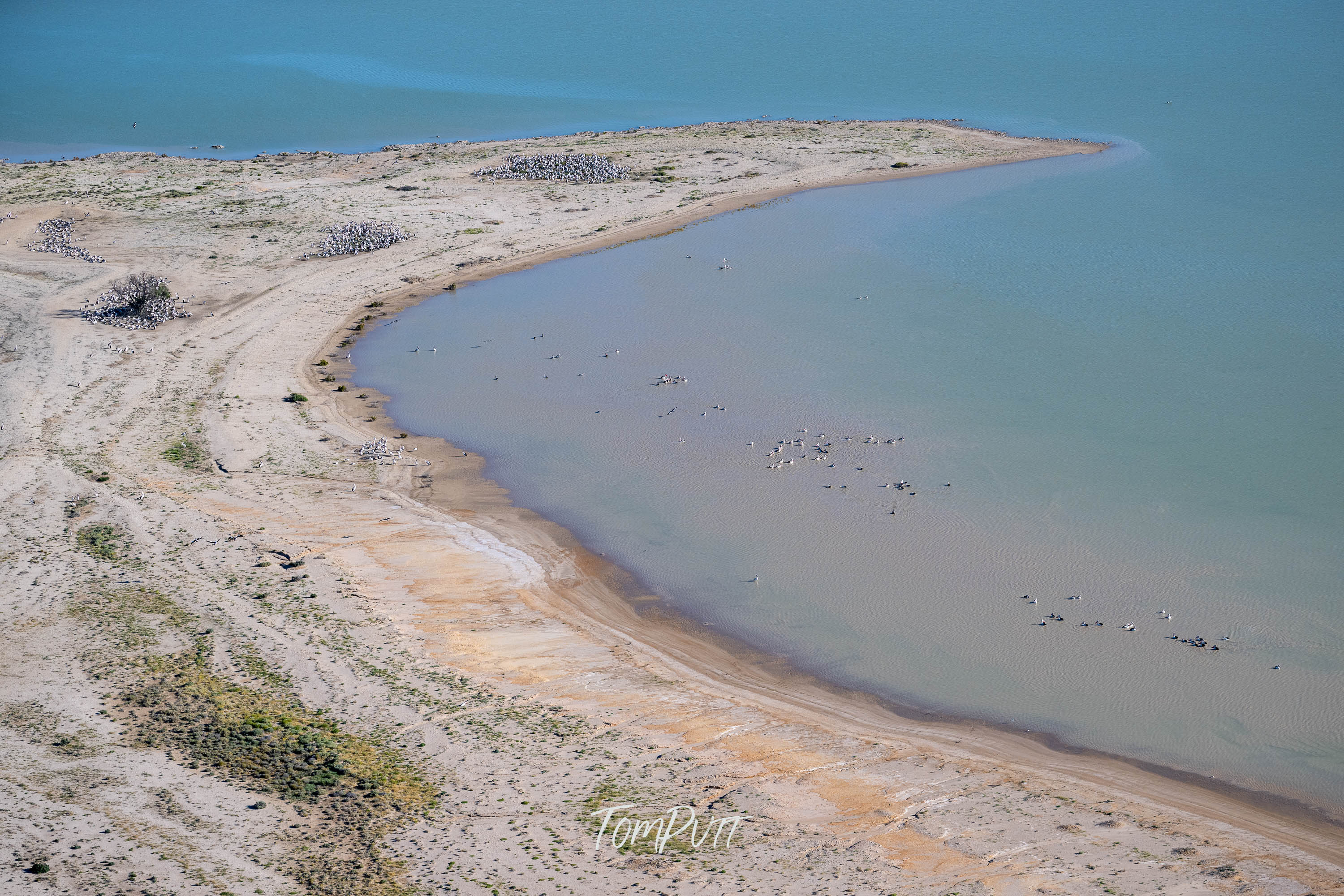 Shoreline Curve, Lake Eyre, SA