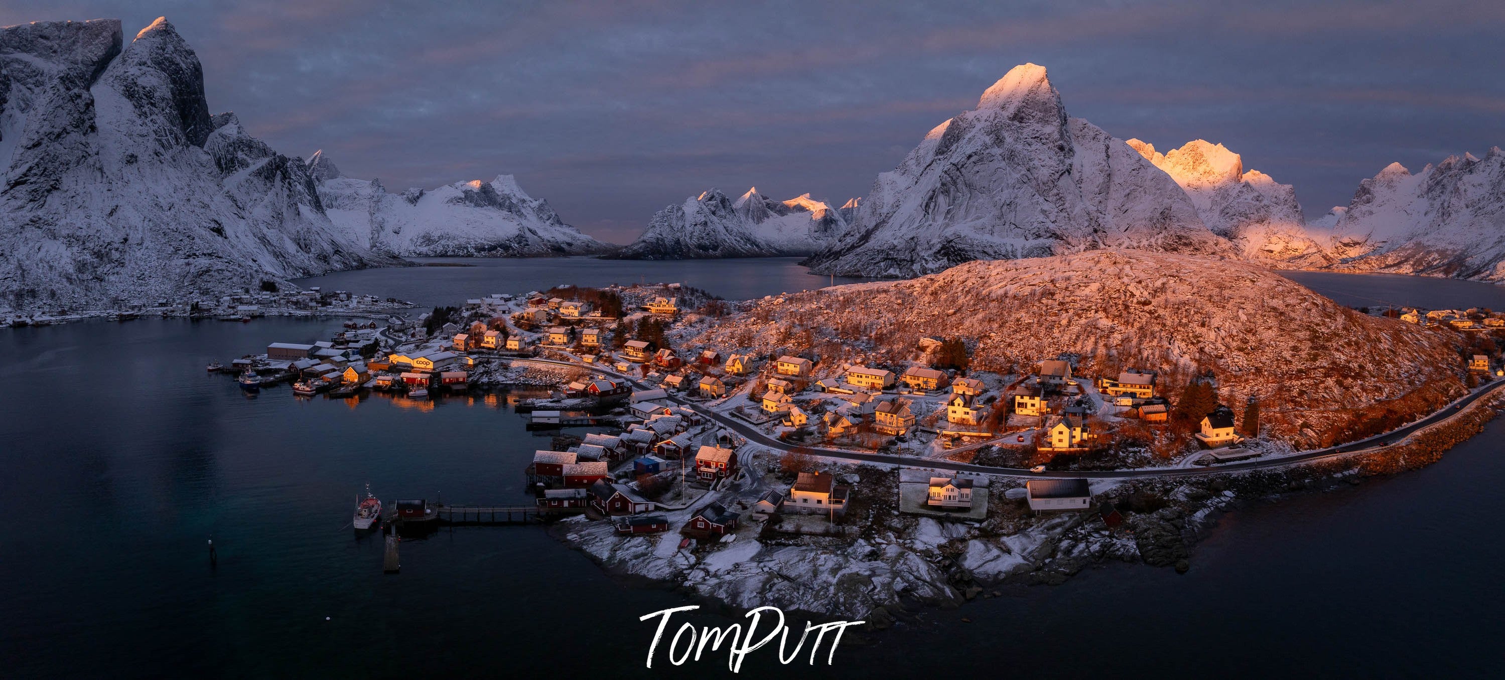 Sunrise at Reine, Lofoten, Norway