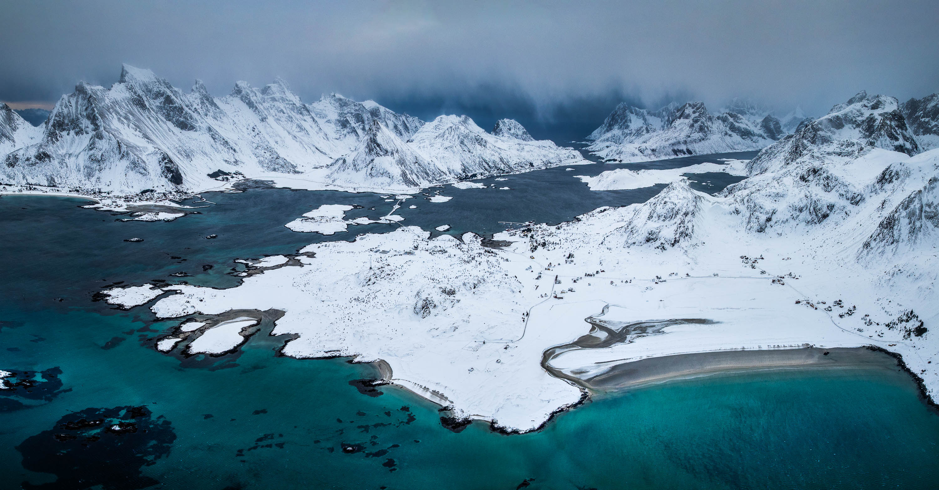 Lofoten Coastline Contrast