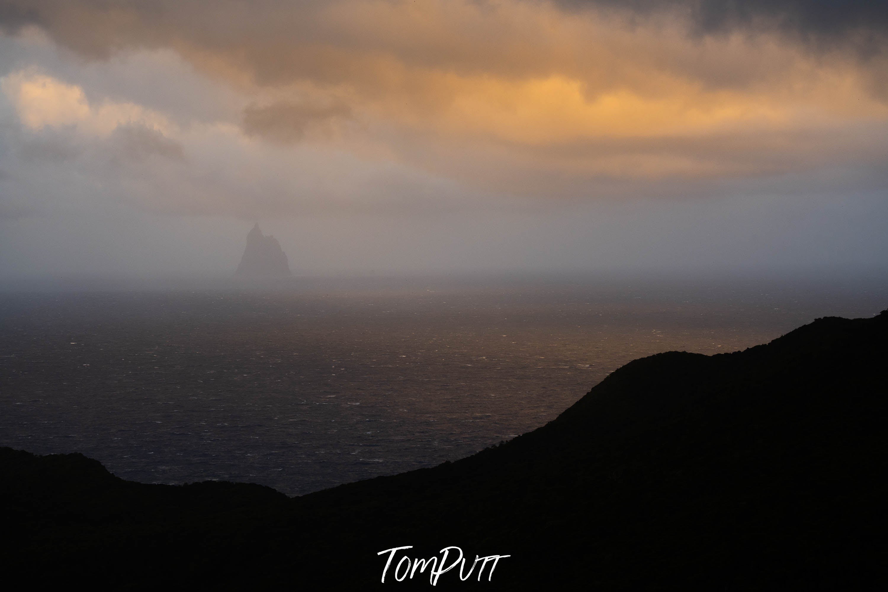 Balls Pyramid at sunset, Lord Howe Island