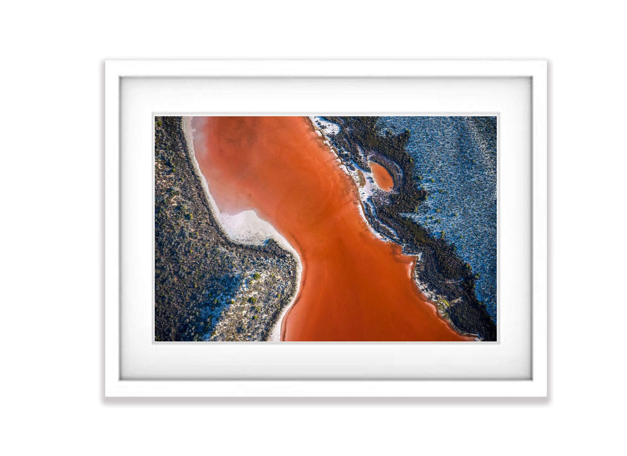 Orange Crush, Shark Bay, WA Aerial