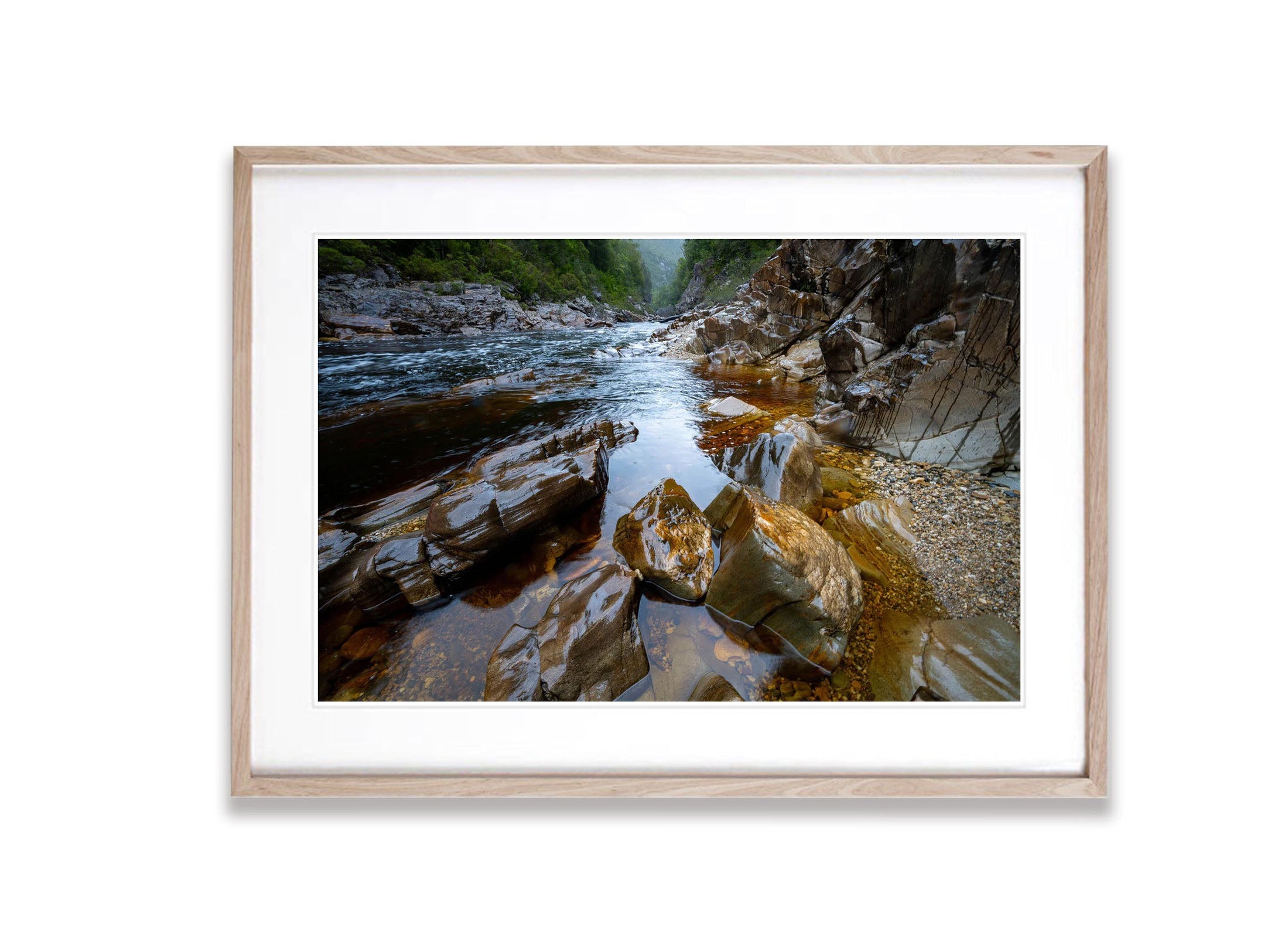 Polished Rocks, The Franklin River, Tasmania