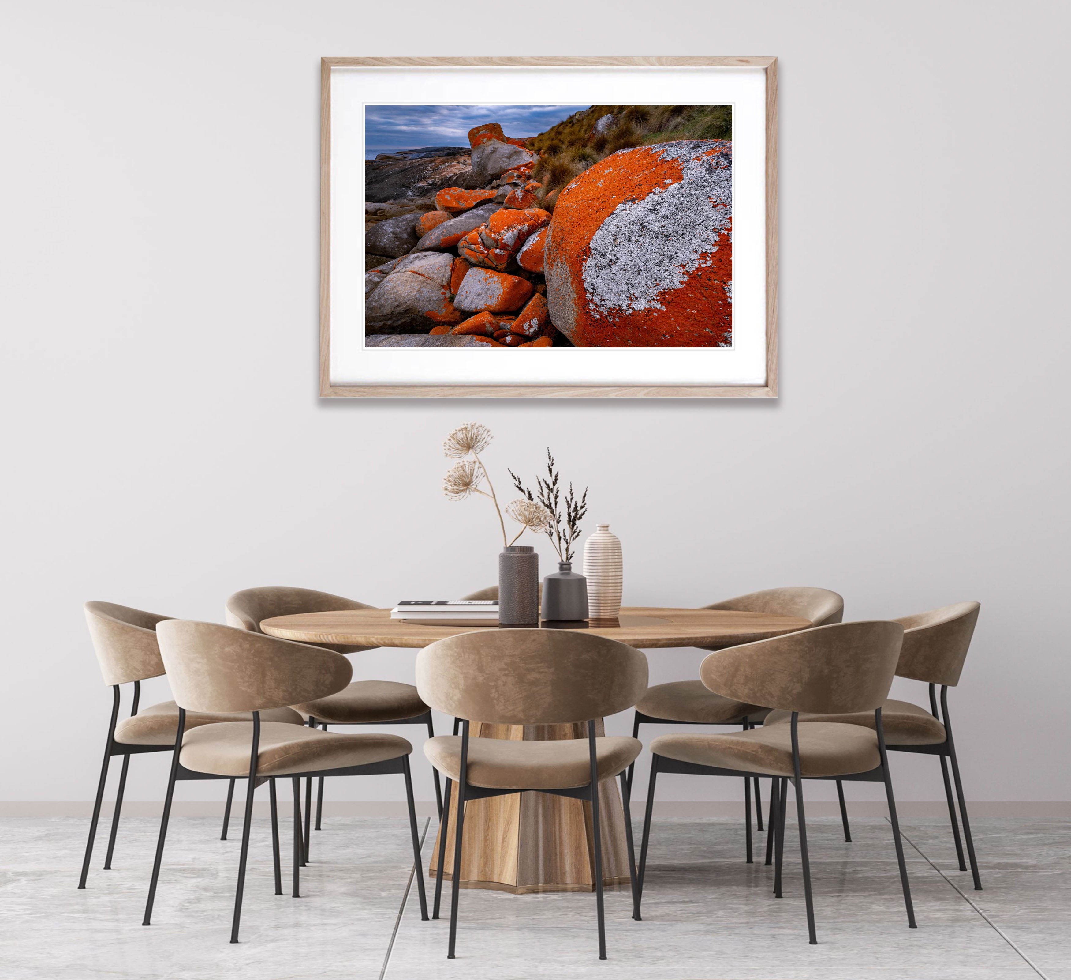 Red Lichen Rocks #2, Flinders Island, Tasmania