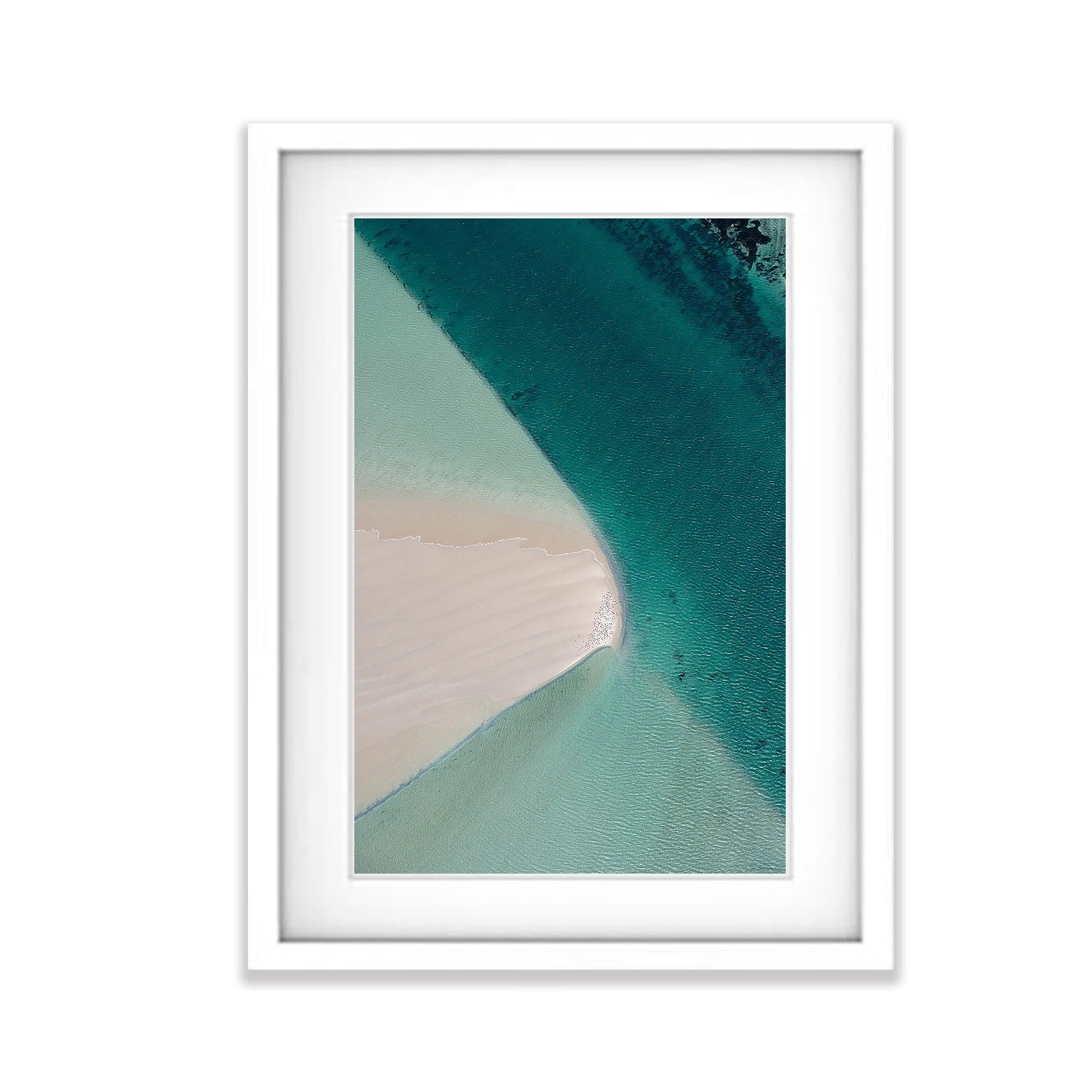 Sandbar, Shark Bay, WA Aerial