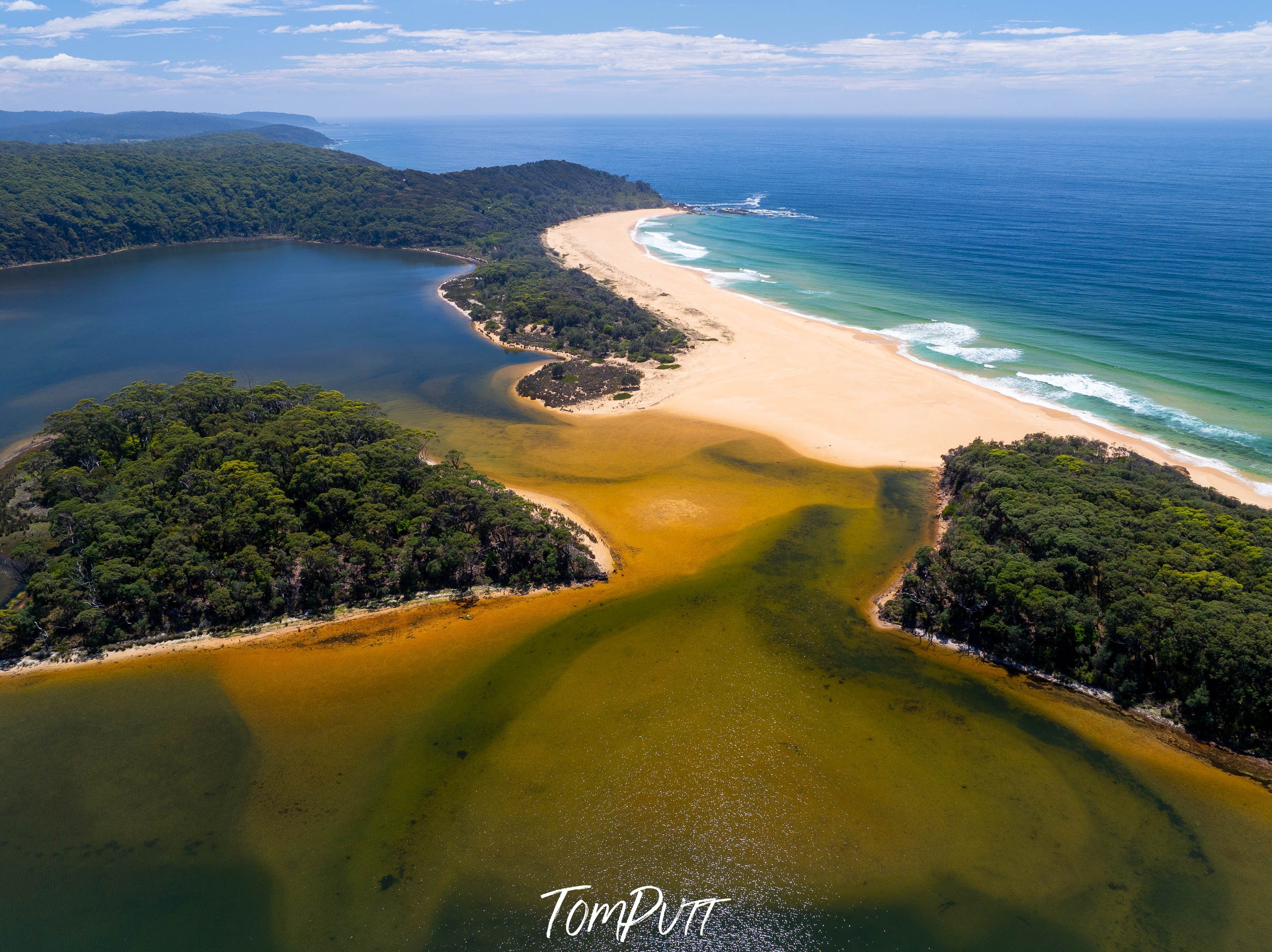 Sapphire Coast from above