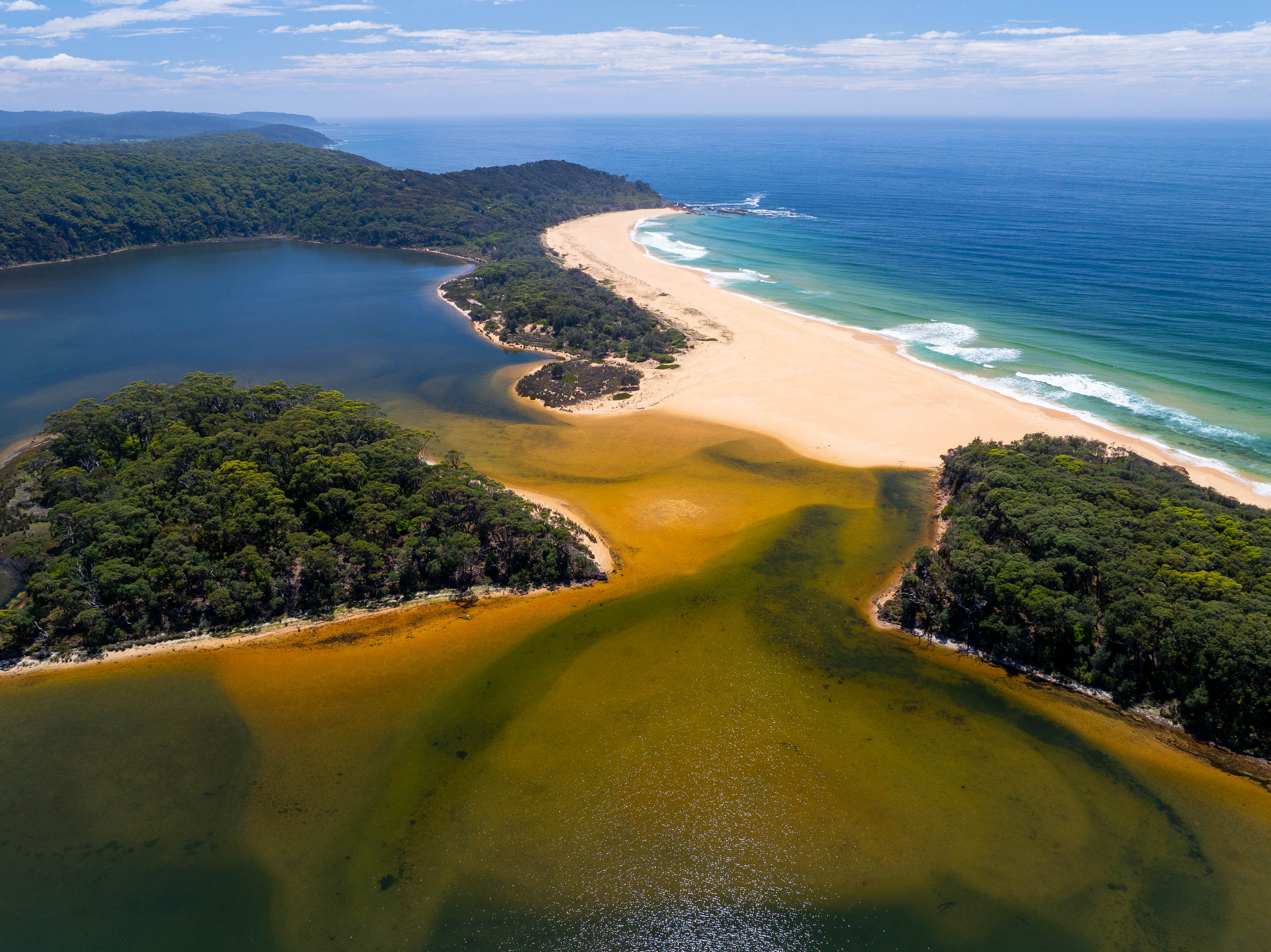 Sapphire Coast from above