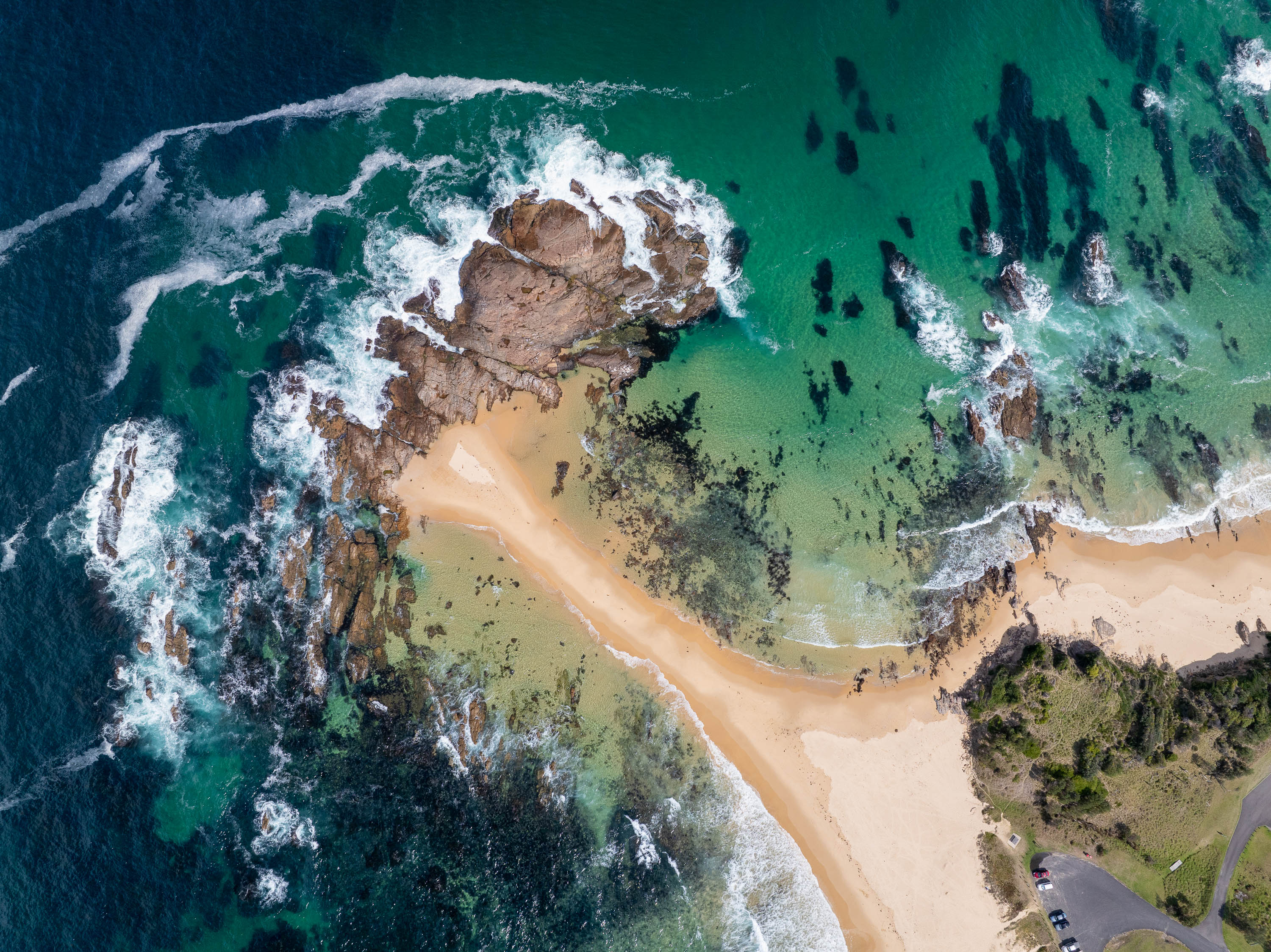 Mystery Bay from above, Narooma