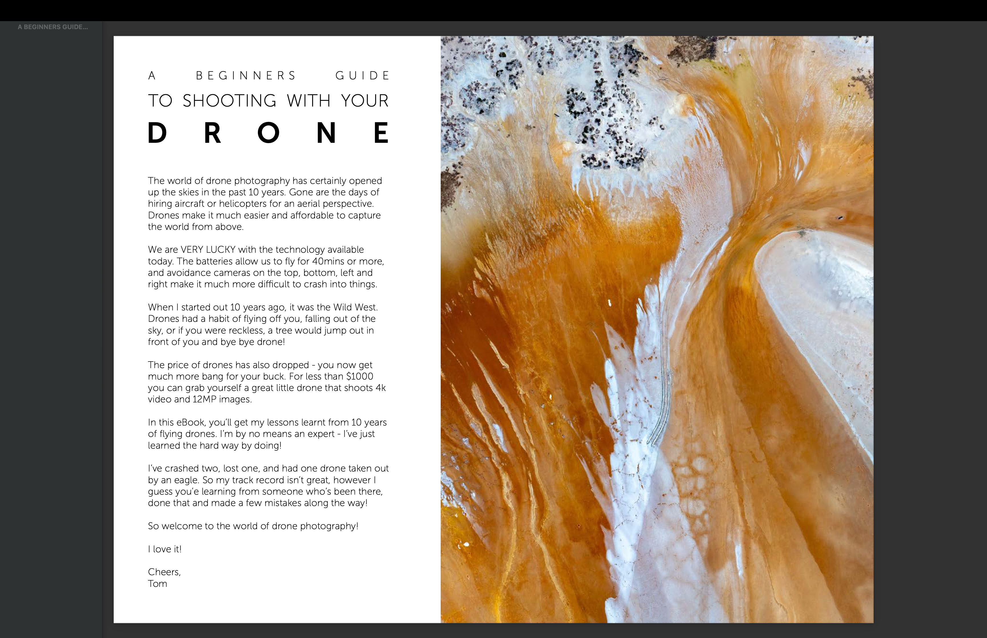 A Beginners Guide to shooting with your Drone eBook