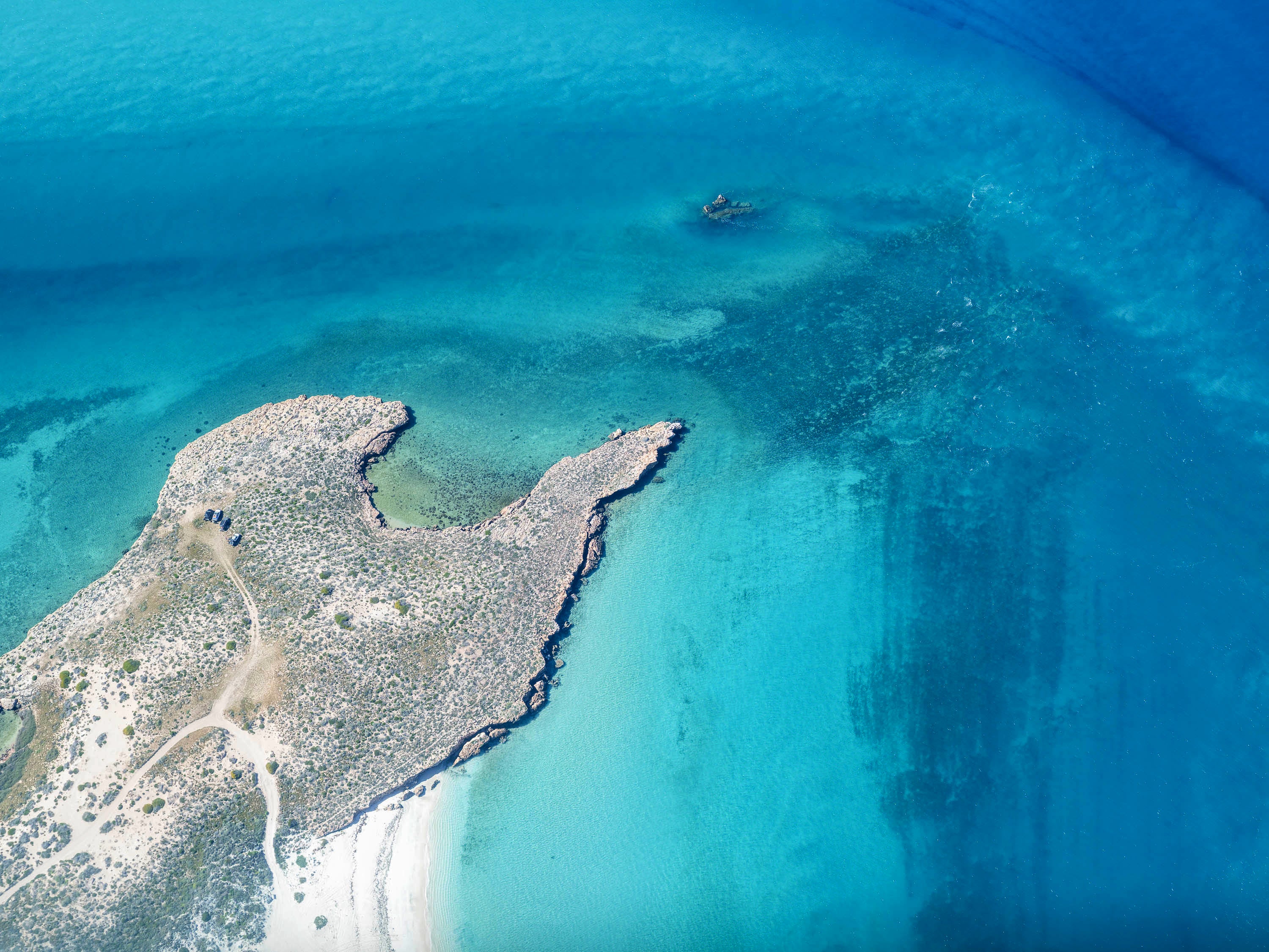 Coral Coast, Shark Bay, WA Aerial