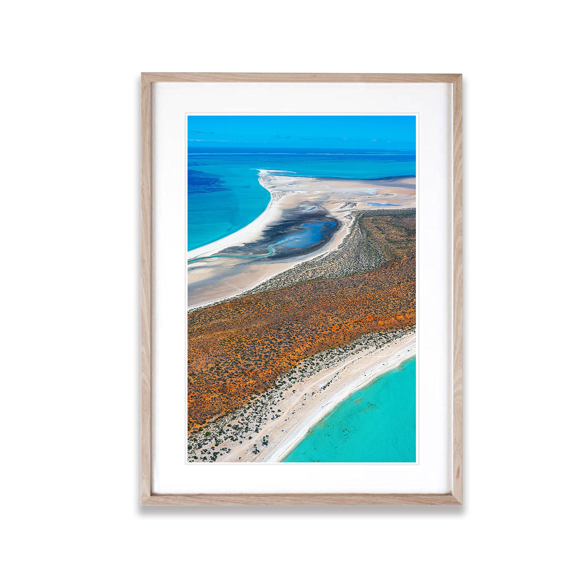 Shark Bay Coastline, WA Aerial