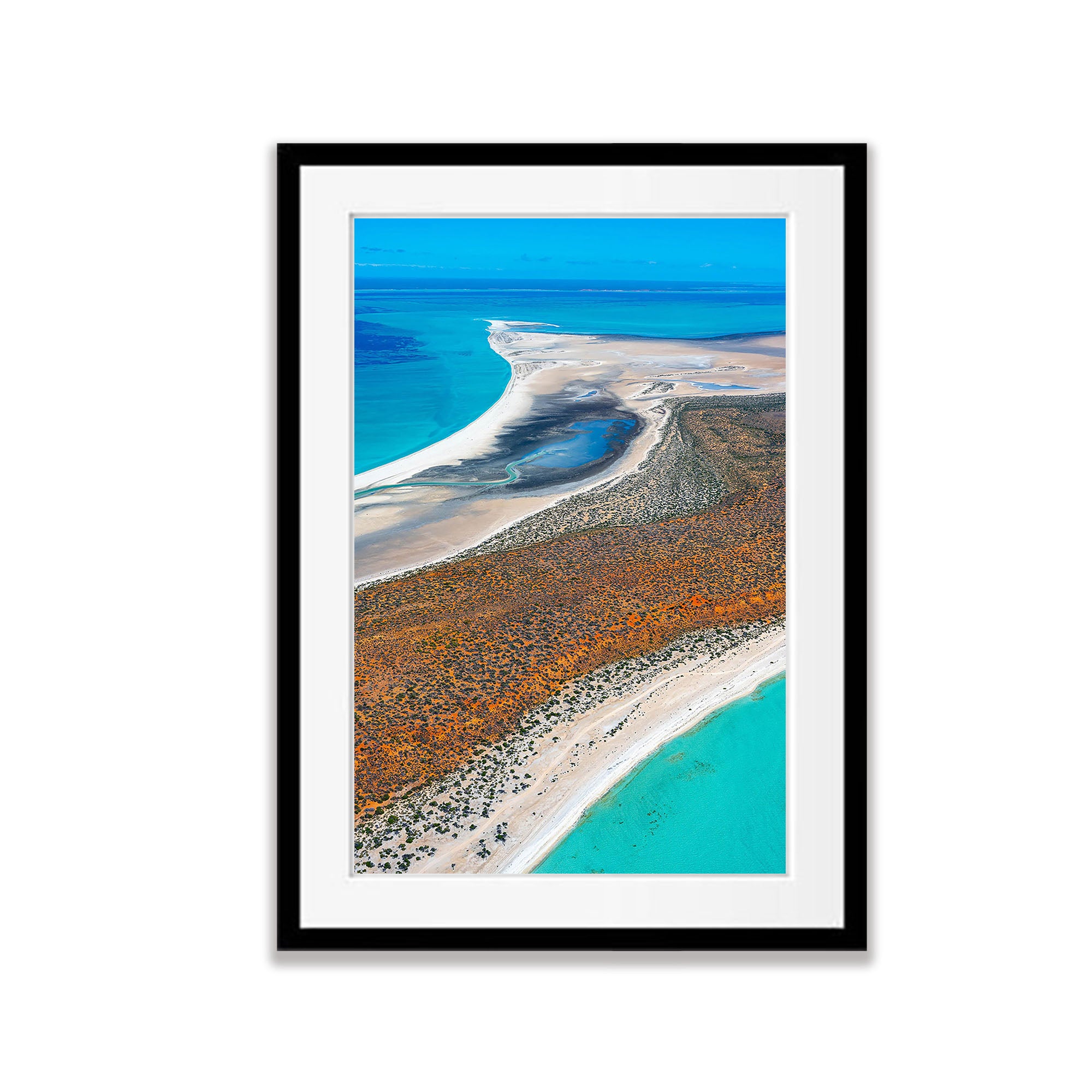 Shark Bay Coastline, WA Aerial