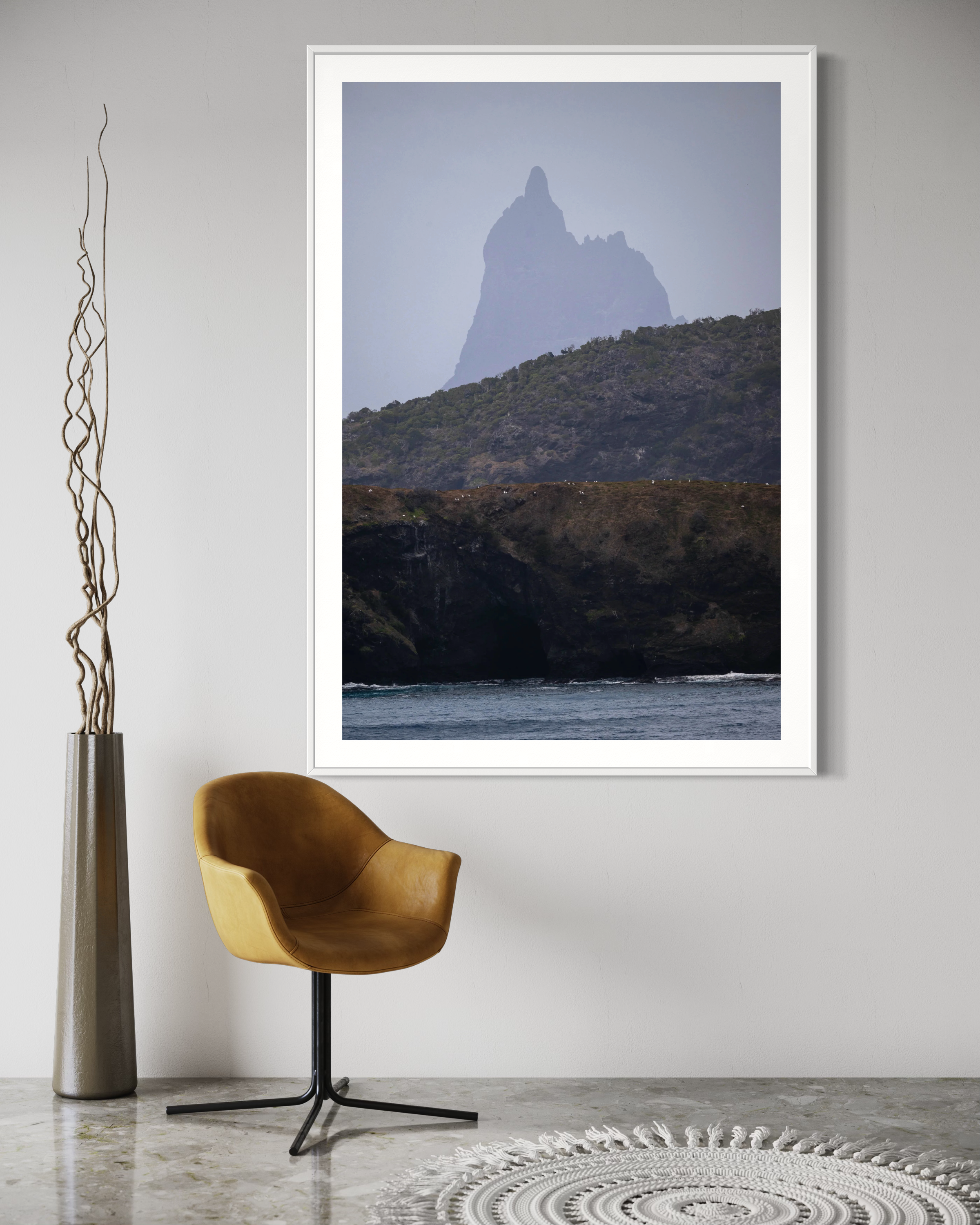 Balls Pyramid from afar, Lord Howe Island