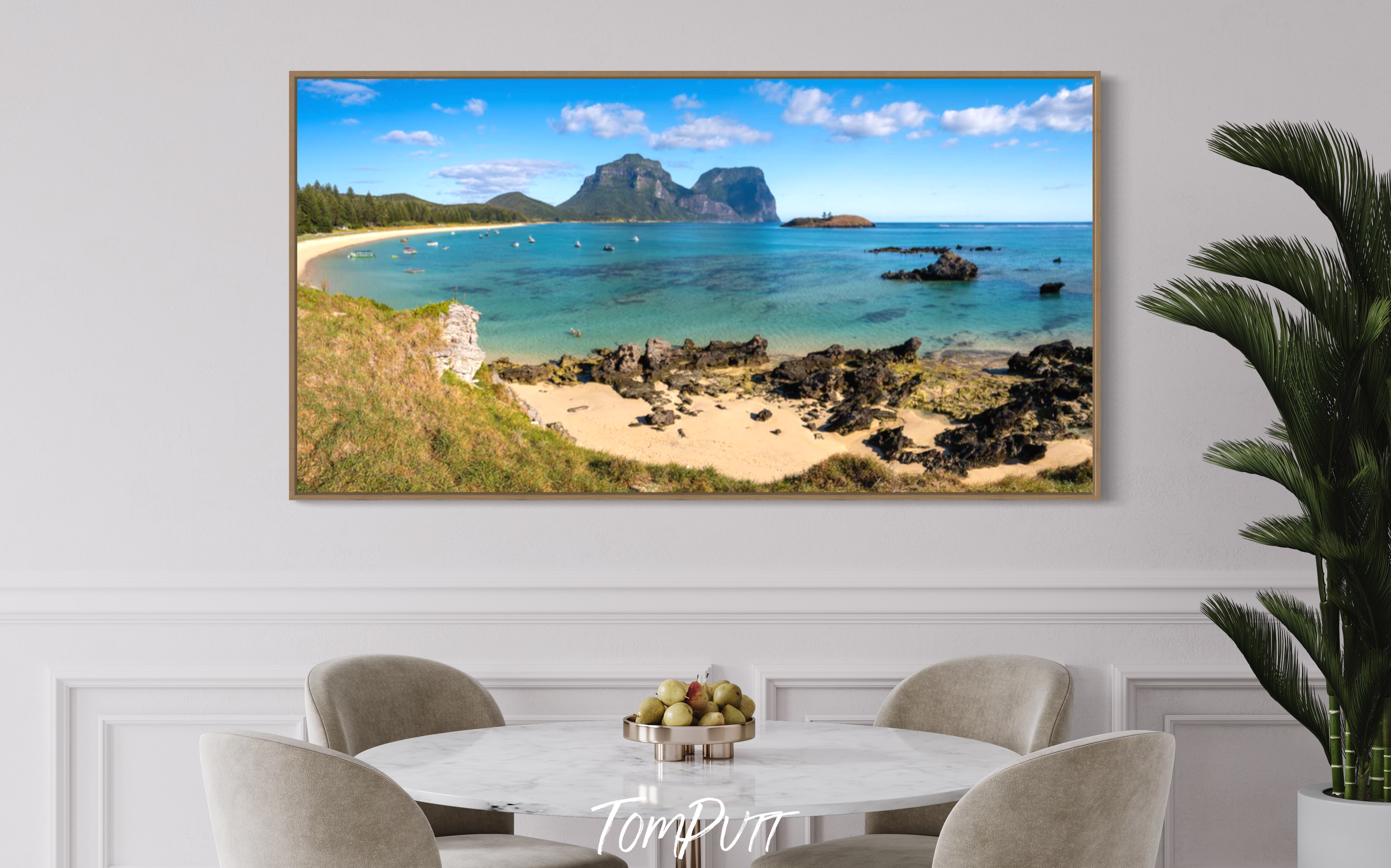 Lagoon Beach panorama, Lord Howe Island