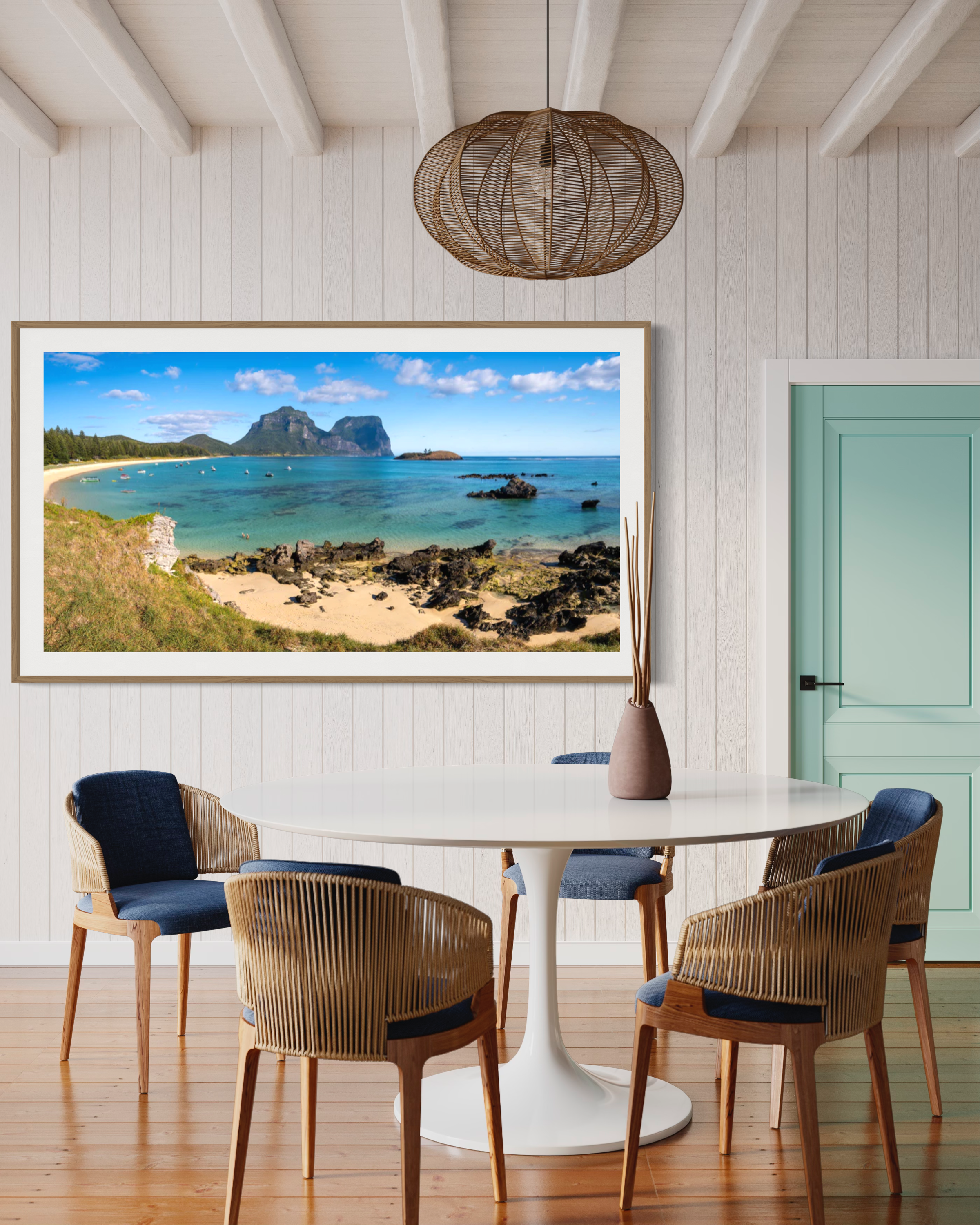 Lagoon Beach panorama, Lord Howe Island