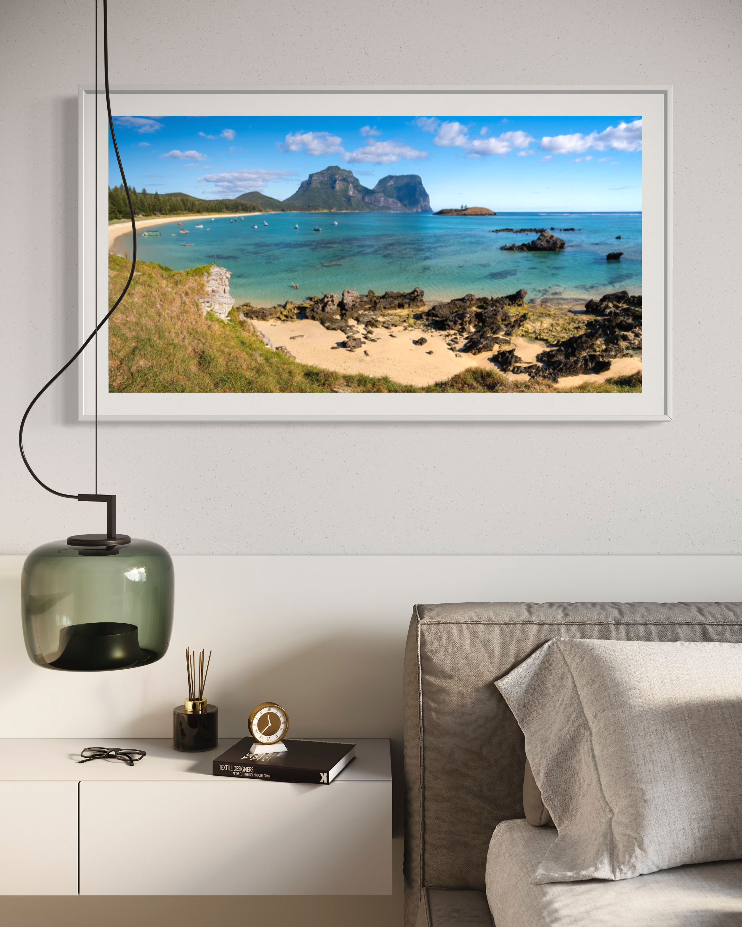 Lagoon Beach panorama, Lord Howe Island