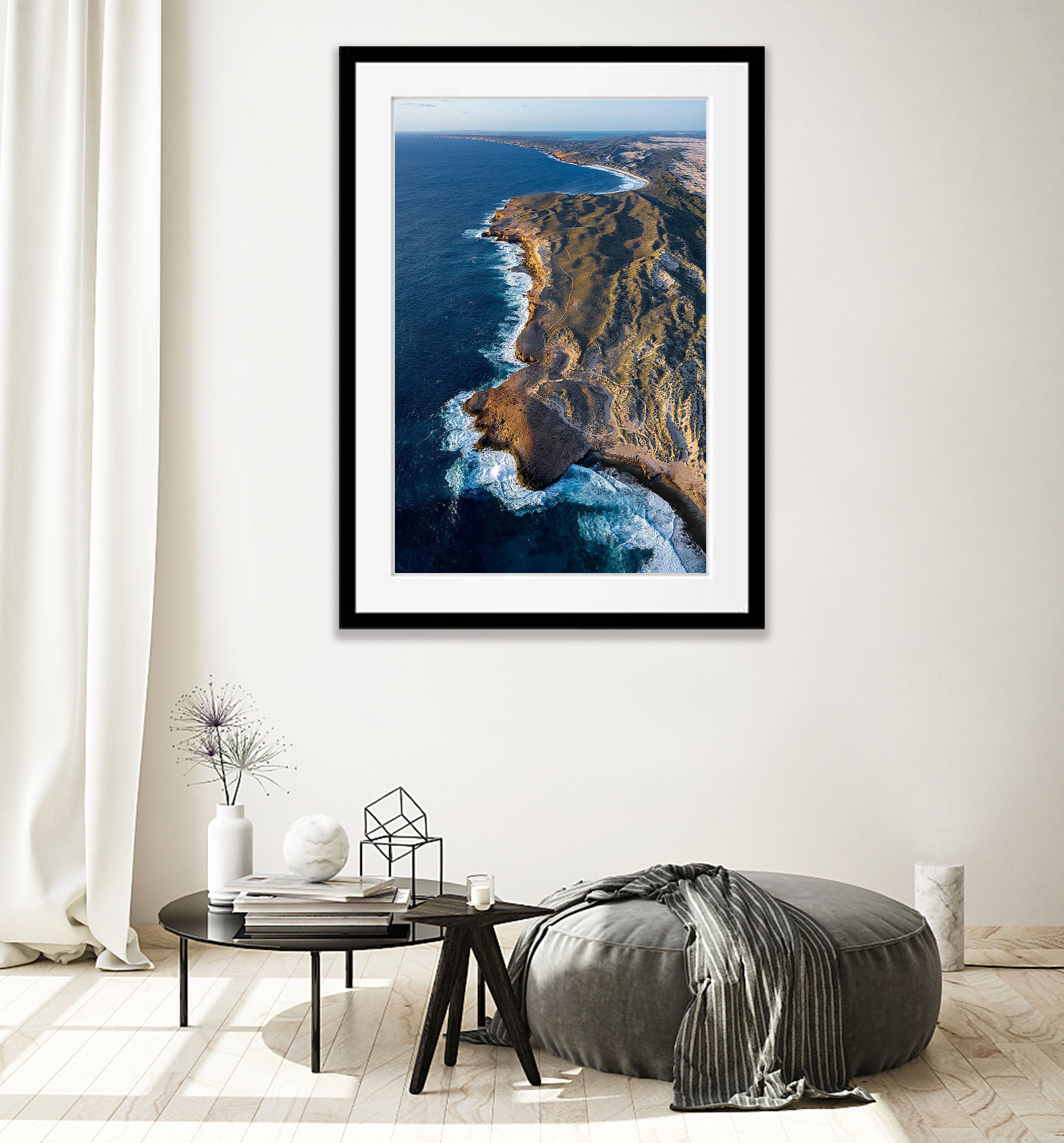 Coastal Beach Print Wall Art - Shark top Bay, Western Australia