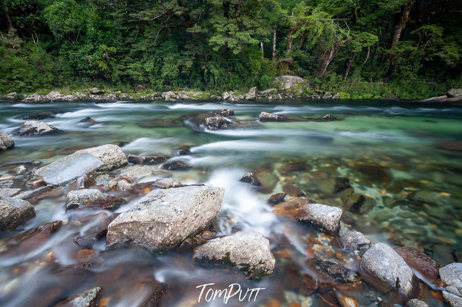 The Clinton River, Milford Track - New Zealand