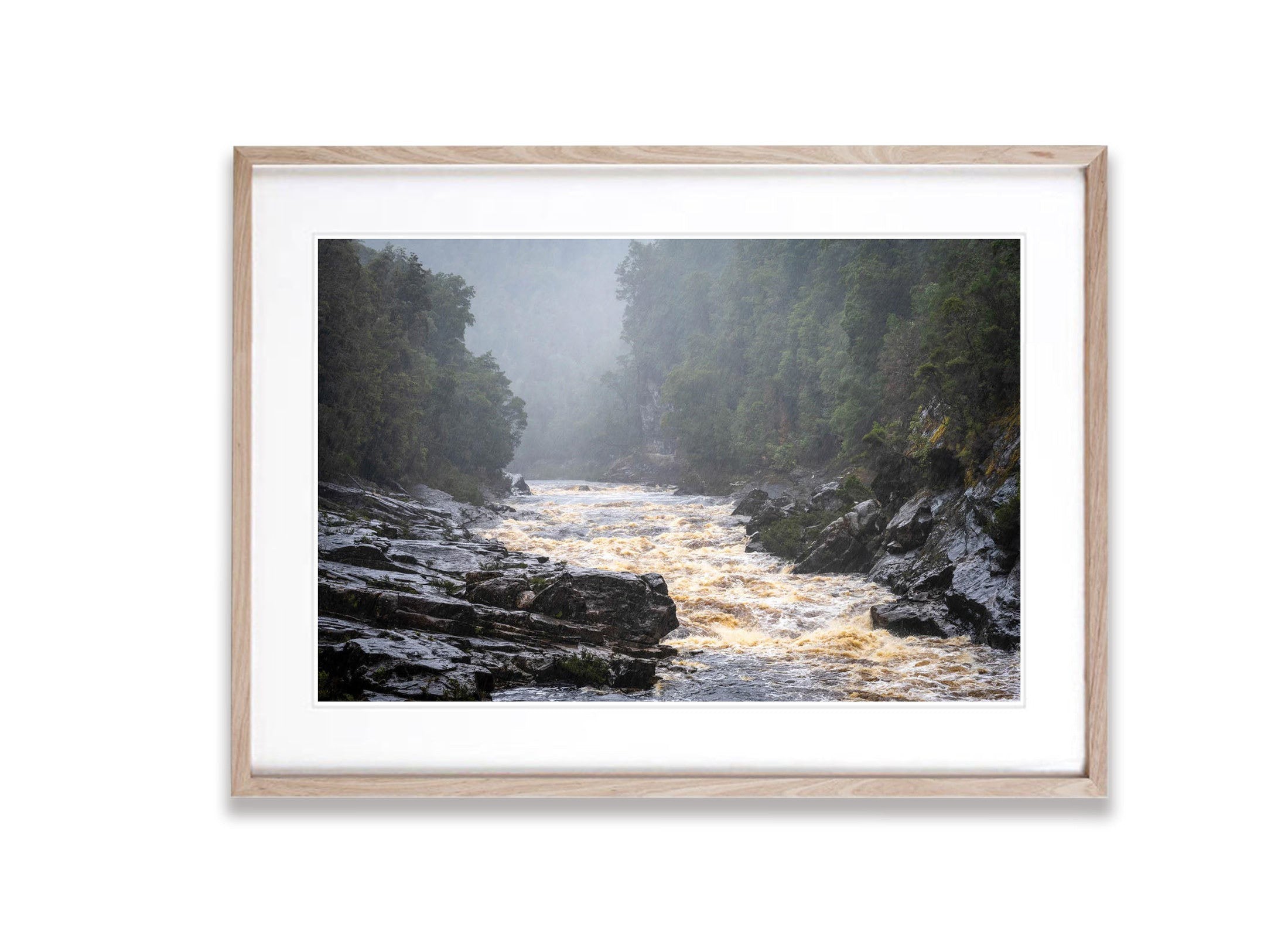 The Franklin River in flood, Tasmania