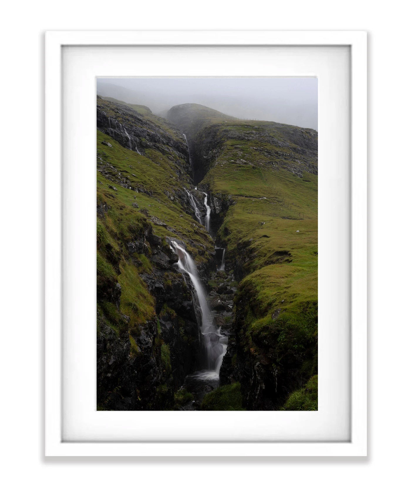 Funningsfjørður Waterfall, Faroe Islands