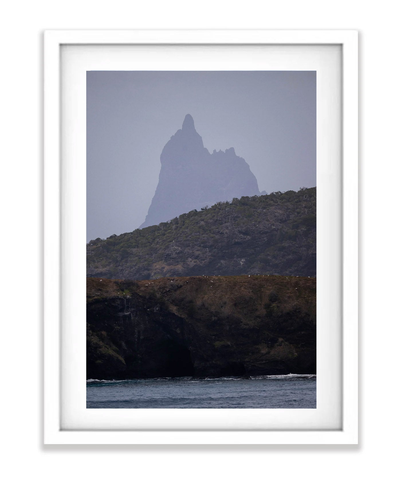 Balls Pyramid from afar, Lord Howe Island