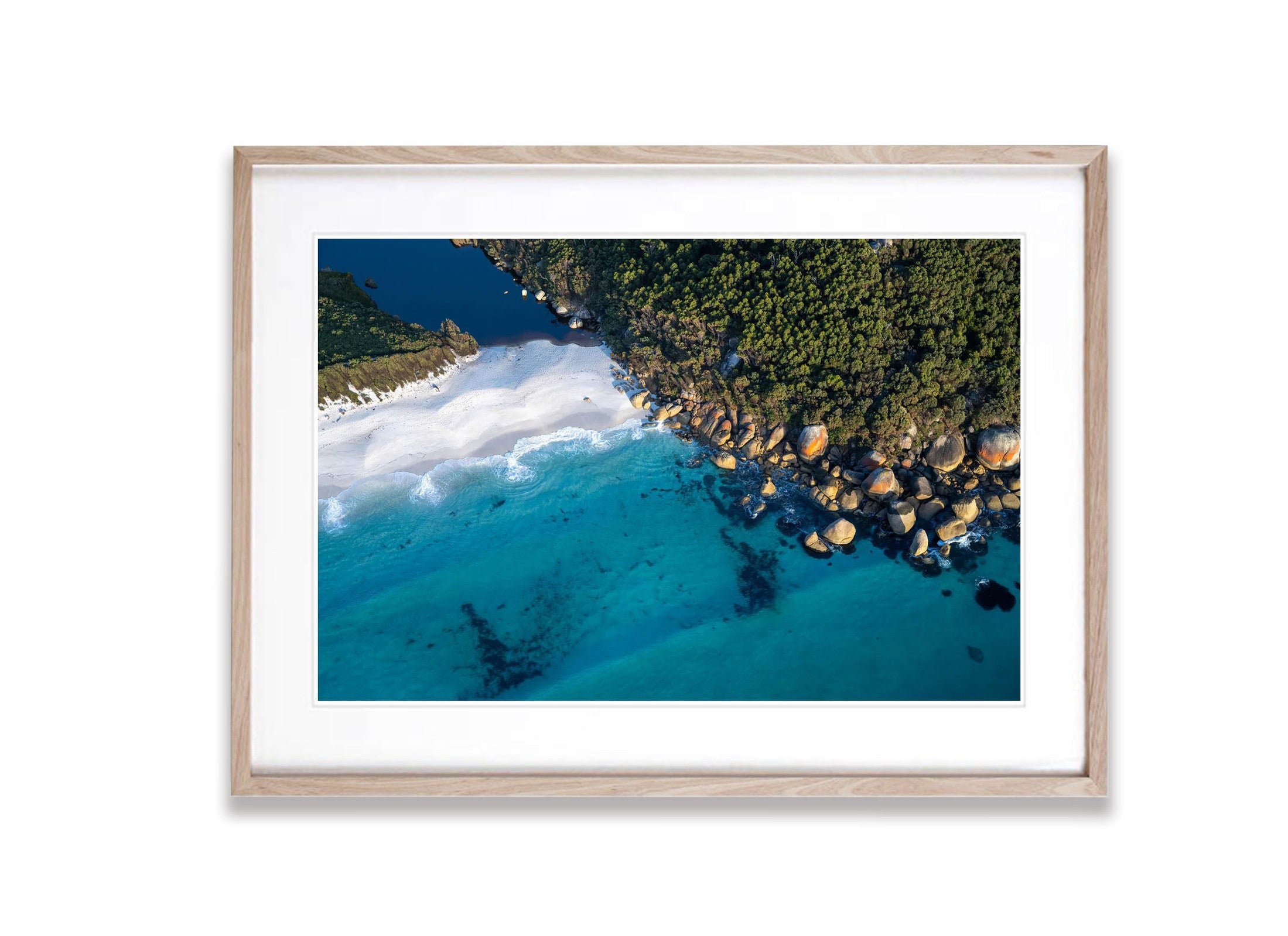 Waterloo Bay rocks from above, Wilson's Promontory