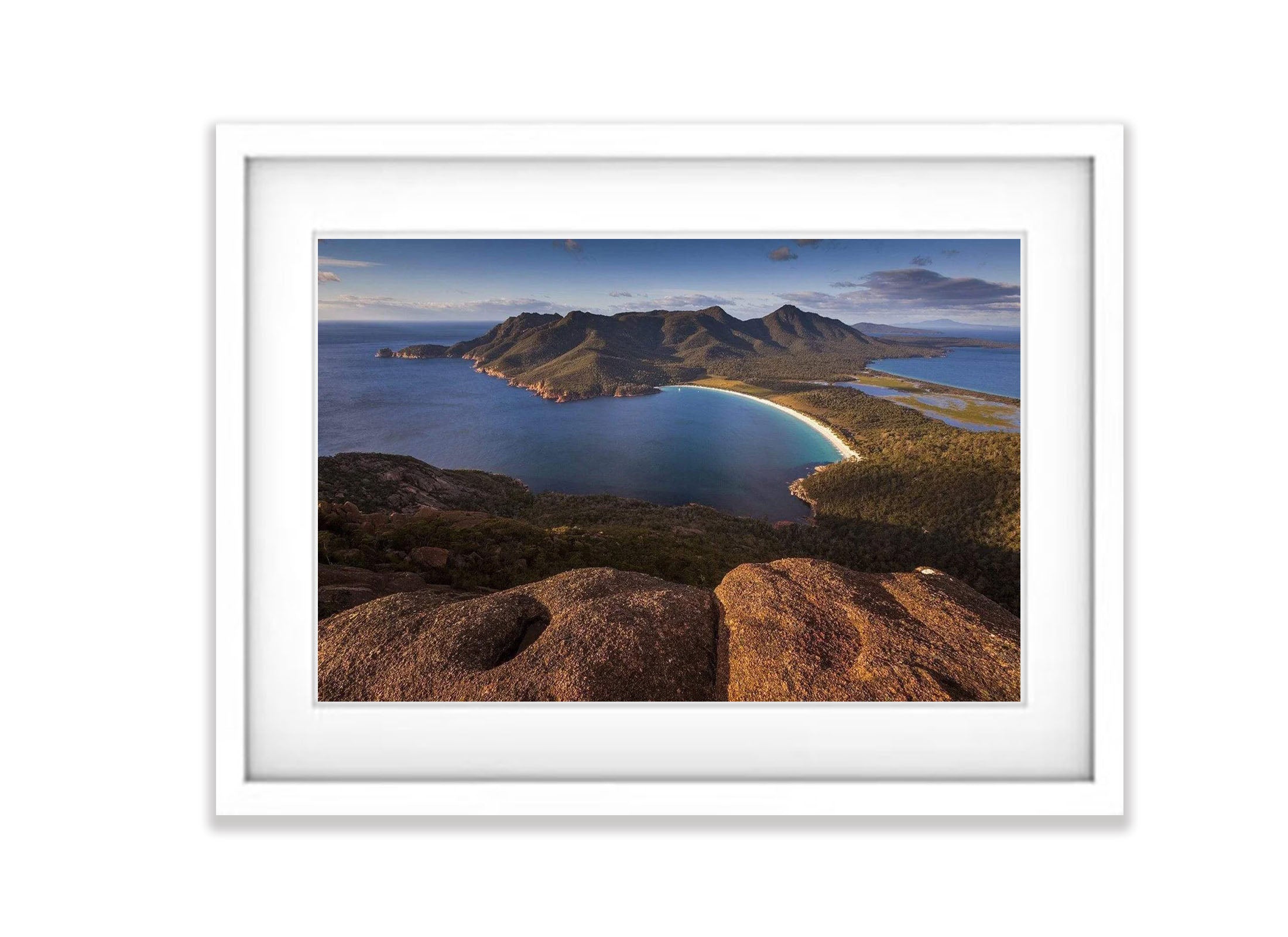 Wineglass Bay from Mt Amos, Freycinet, Tasmania