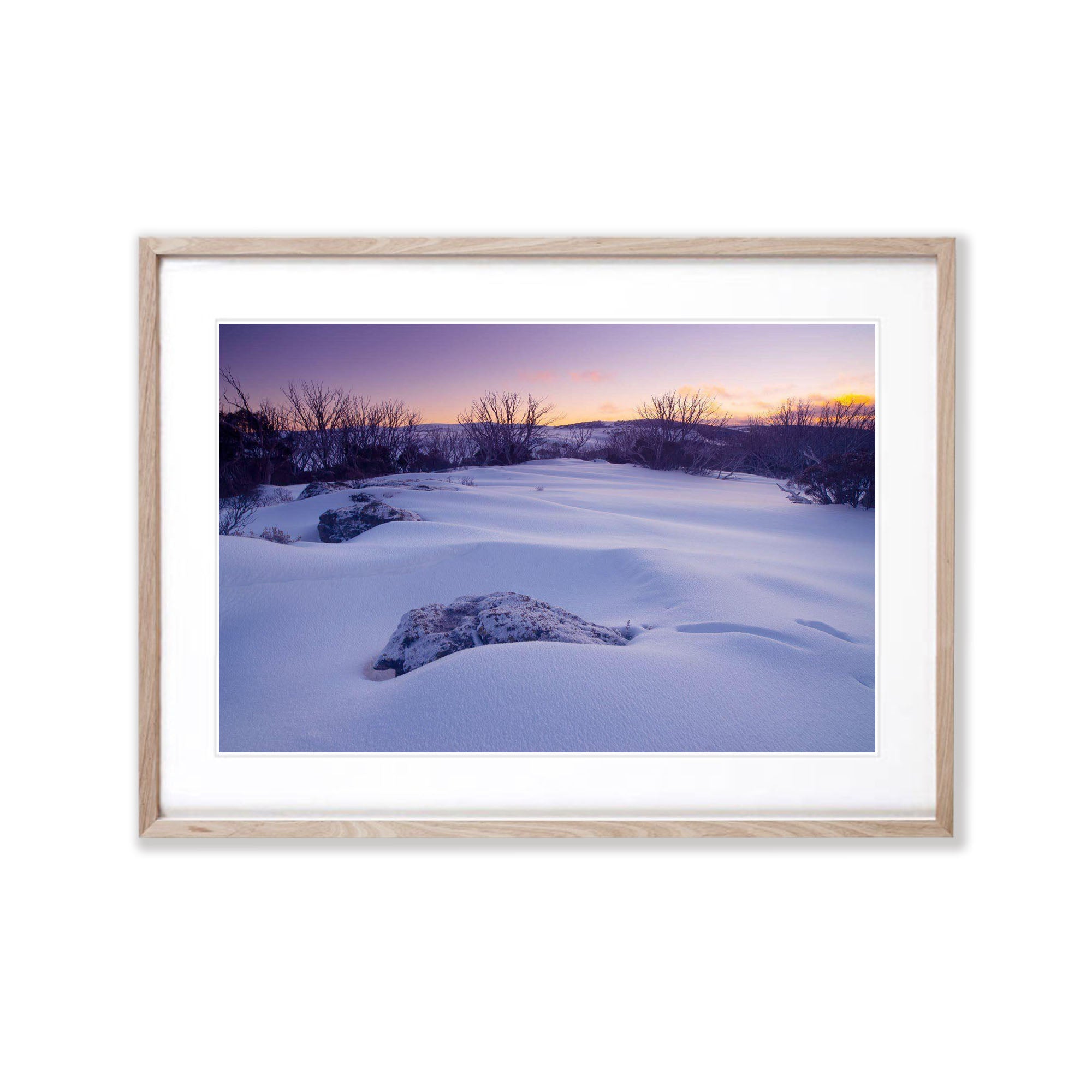 Alpine Dawn in winter, Falls Creek, Victoria