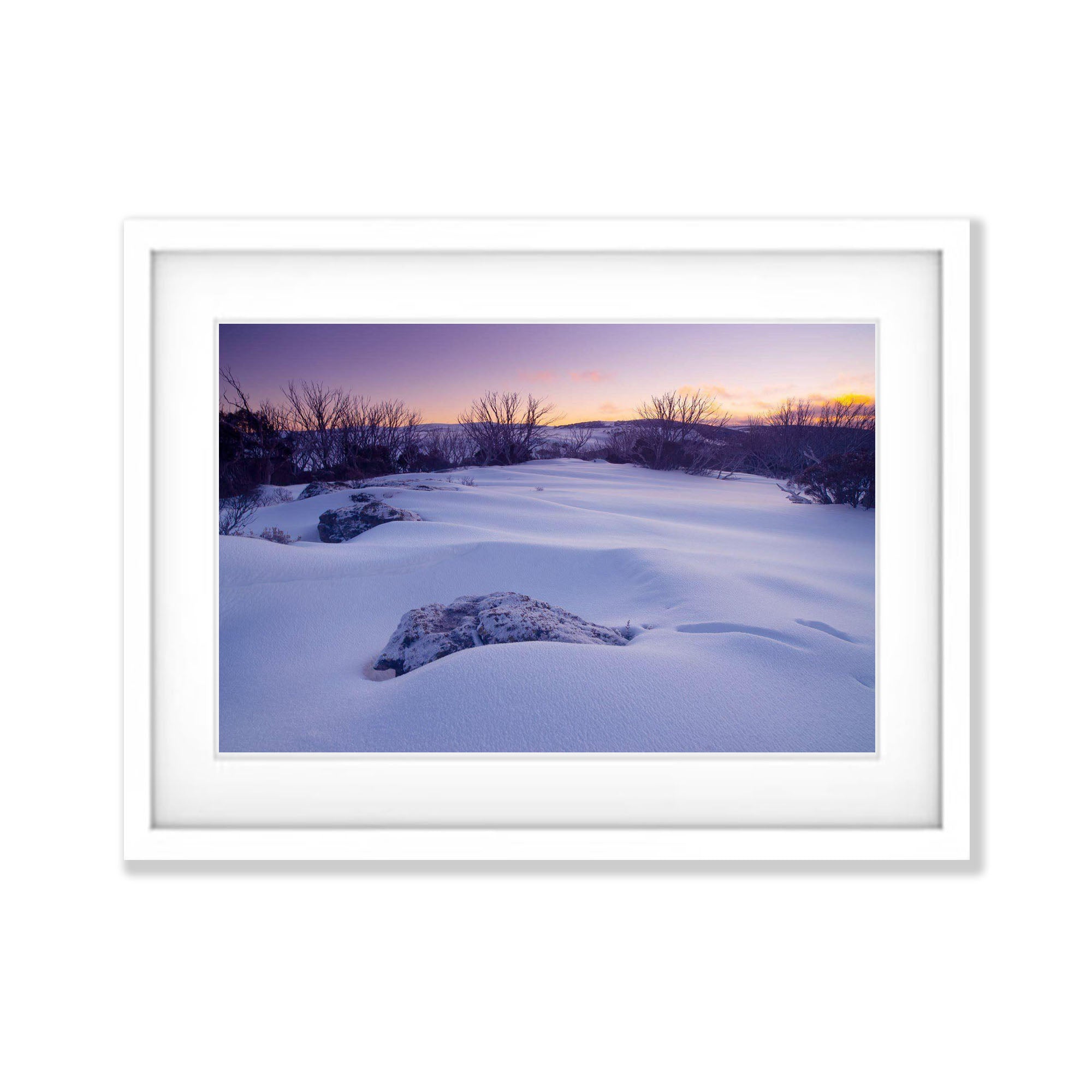 Alpine Dawn in winter, Falls Creek, Victoria